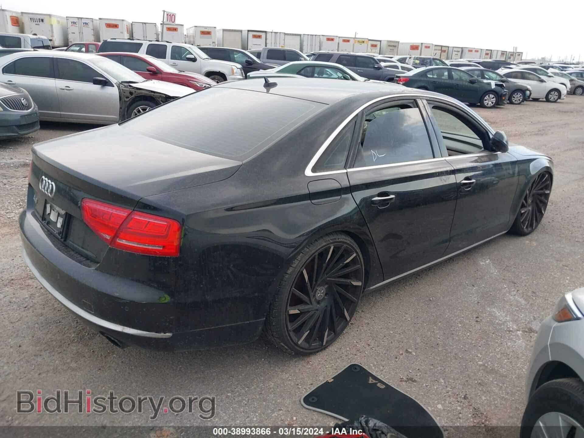 2013 AUDI A8 - VIN: WAUAGAFD8DN005629 - Фото 4