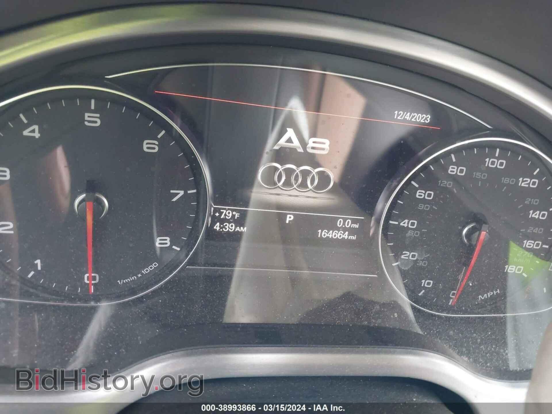 2013 AUDI A8 - VIN: WAUAGAFD8DN005629 - Фото 7