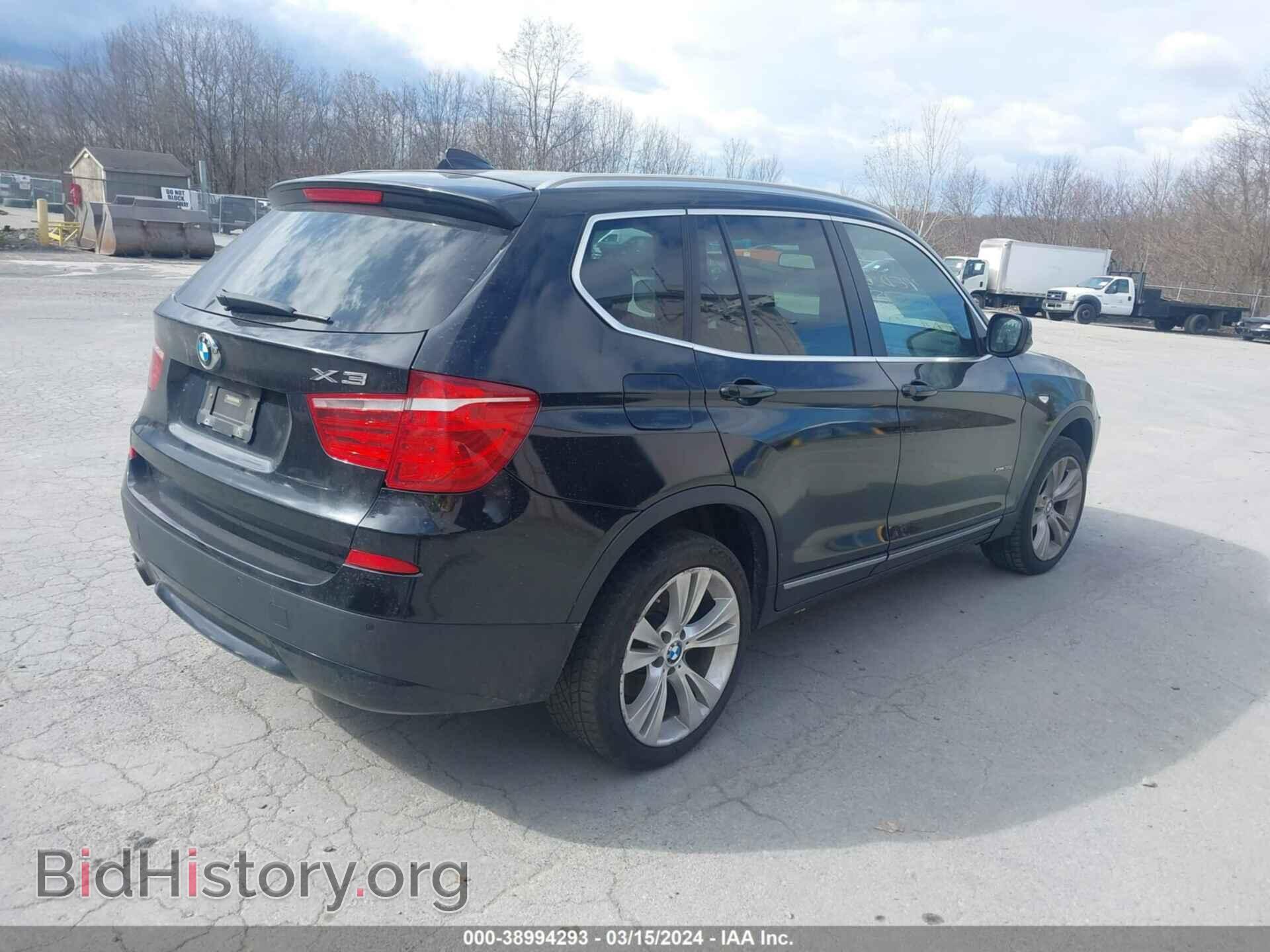 2012 BMW X3 - VIN: 5UXWX7C55CL975083 - Фото 4