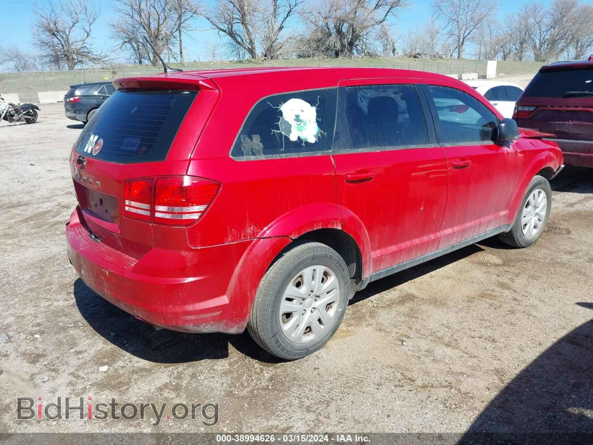 2014 DODGE JOURNEY - VIN: 3C4PDCAB1ET222111 - Фото 4