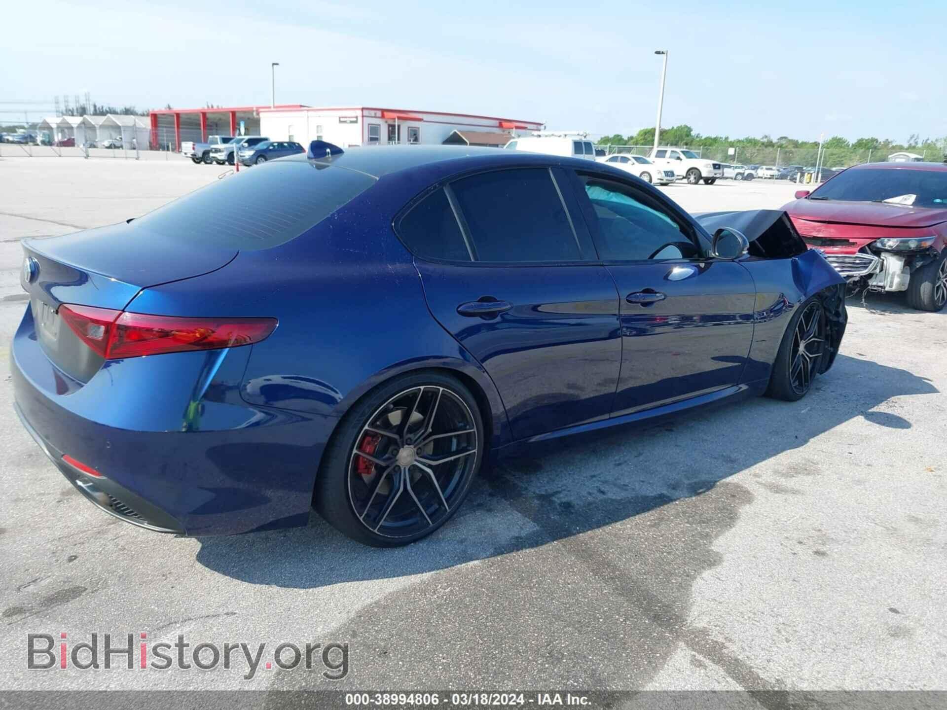 2018 ALFA ROMEO GIULIA - VIN: ZARFAEBN9J7567772 - Фото 4