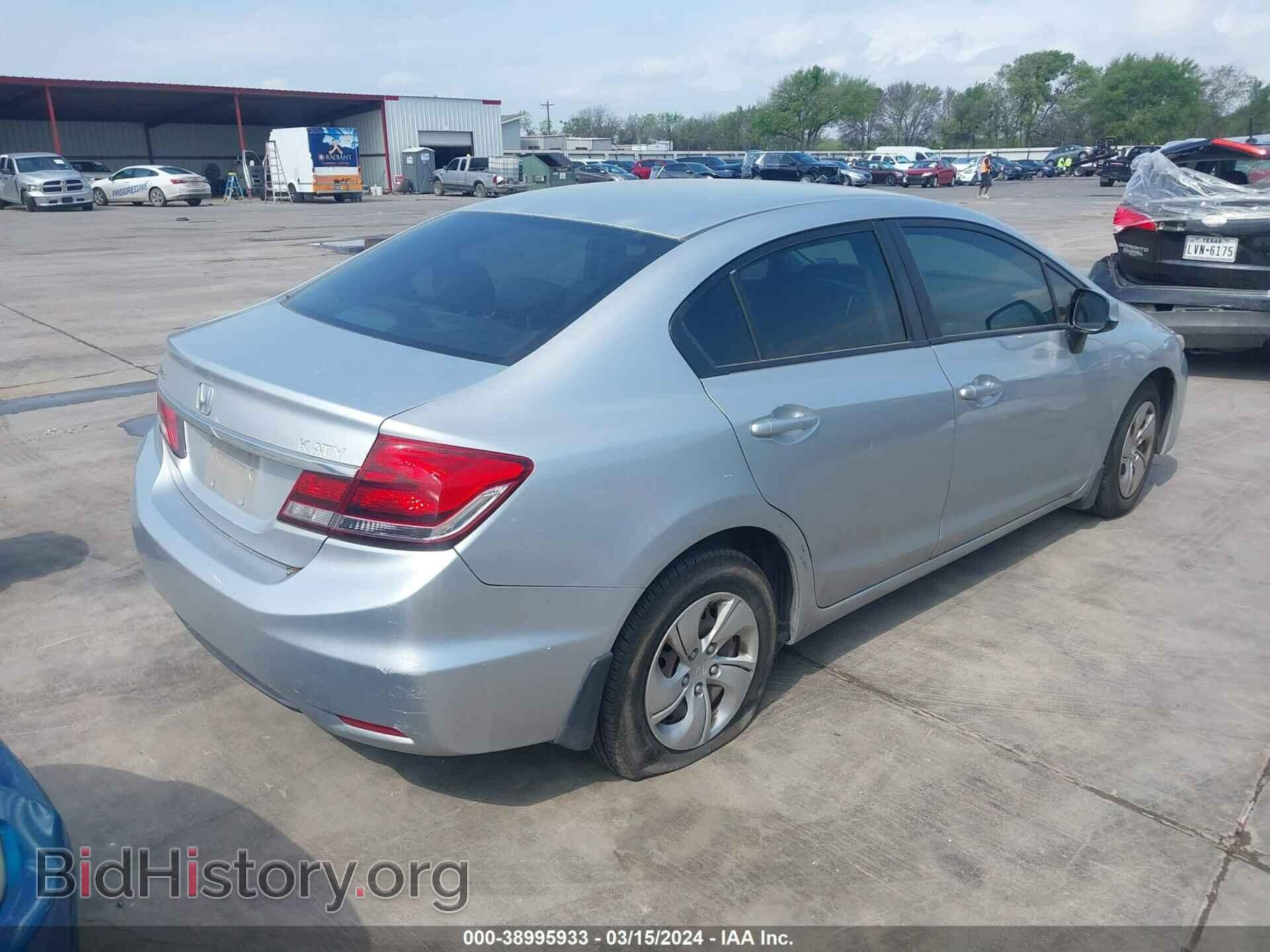 2013 HONDA CIVIC - VIN: 2HGFB2F51DH555836 - Фото 4