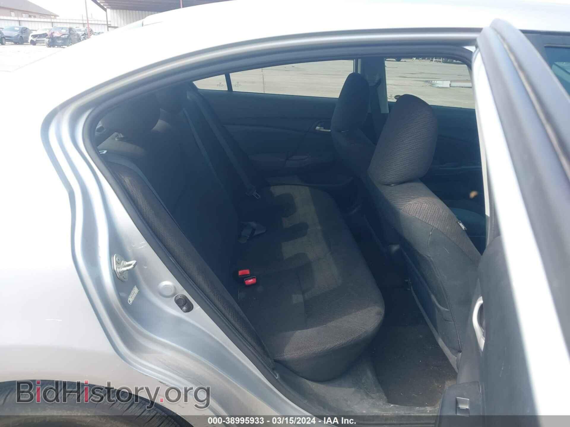 2013 HONDA CIVIC - VIN: 2HGFB2F51DH555836 - Фото 8