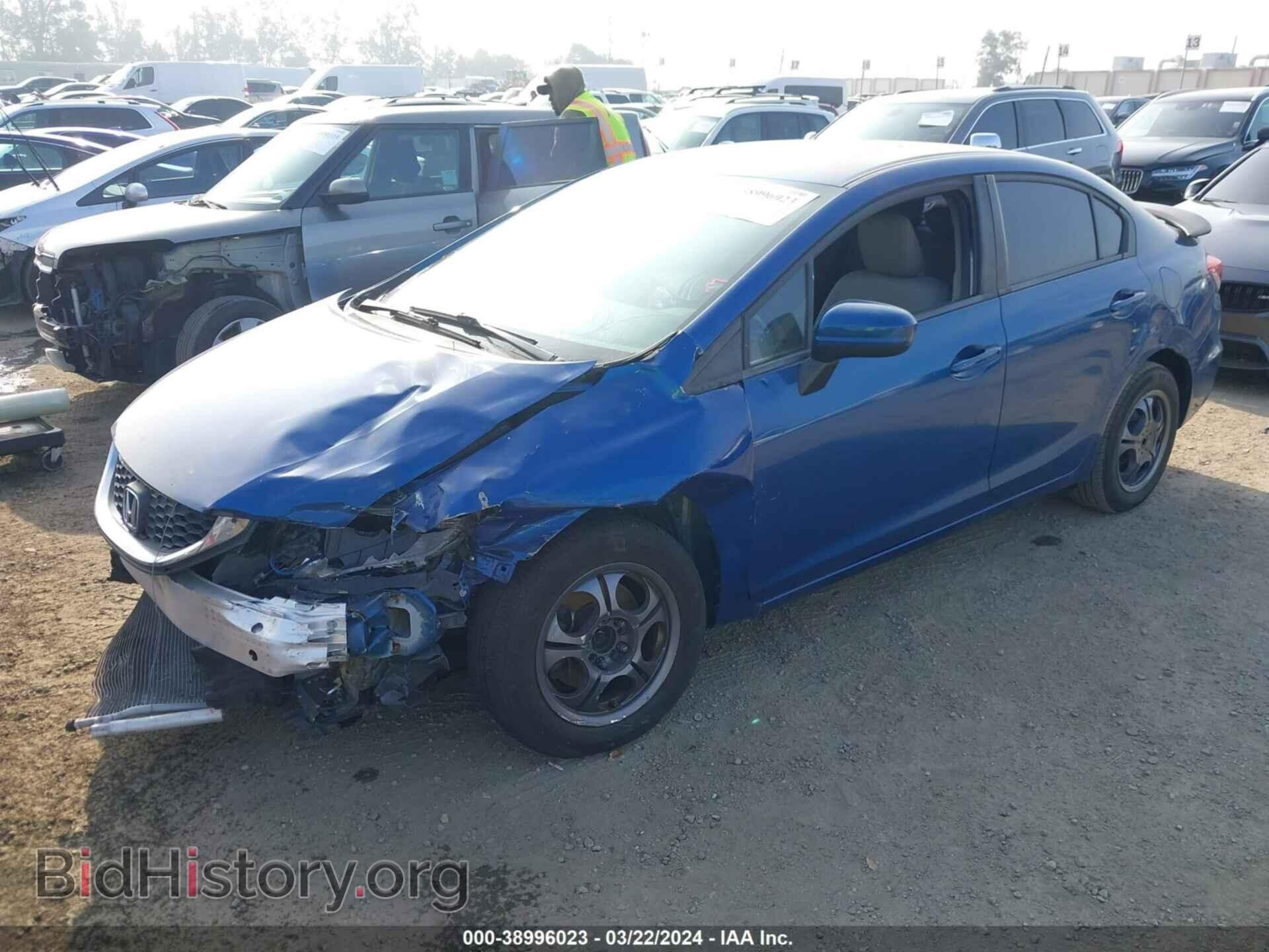 2014 HONDA CIVIC - VIN: 19XFB2F54EE248351 - Фото 2