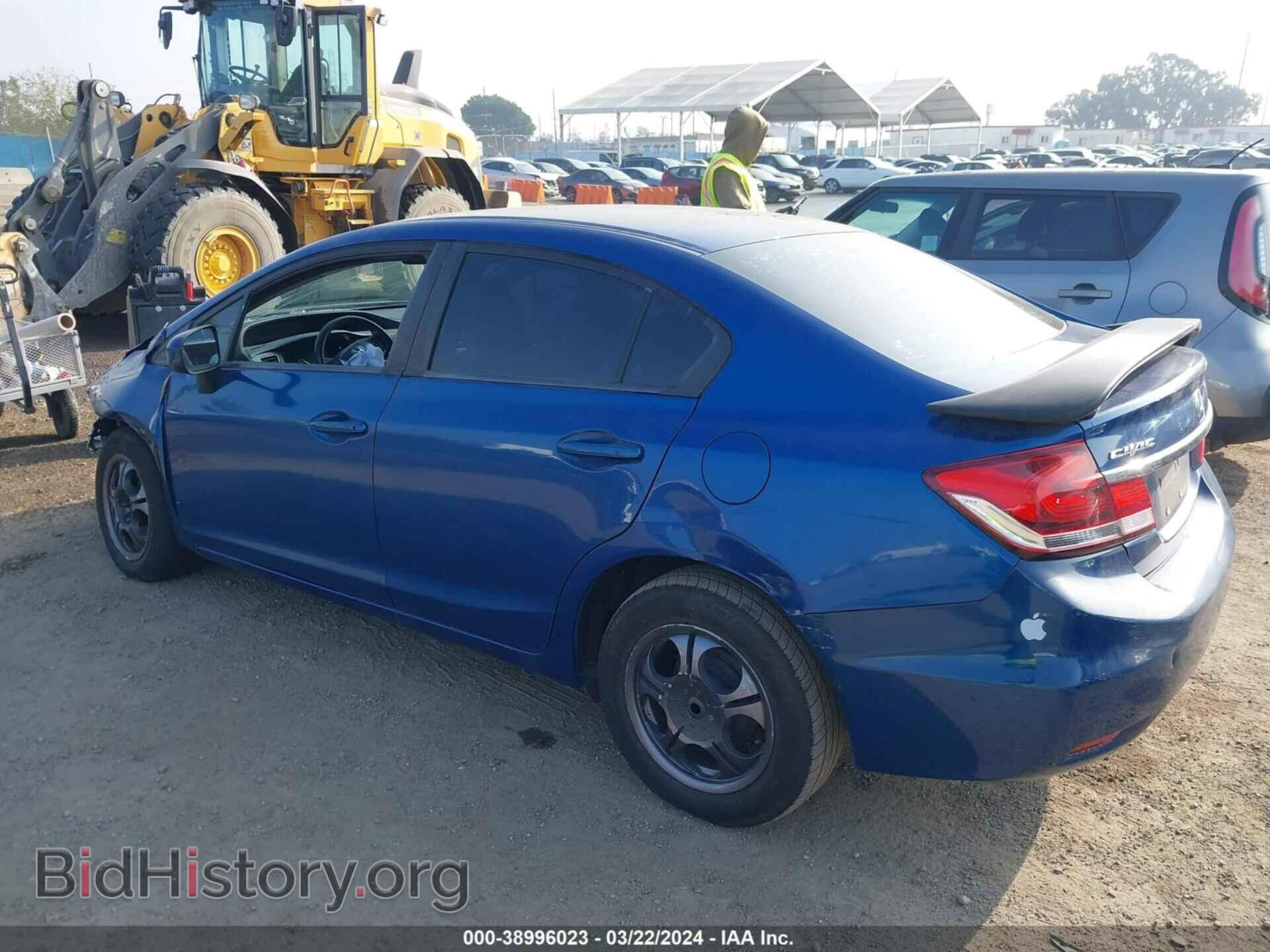 2014 HONDA CIVIC - VIN: 19XFB2F54EE248351 - Фото 3