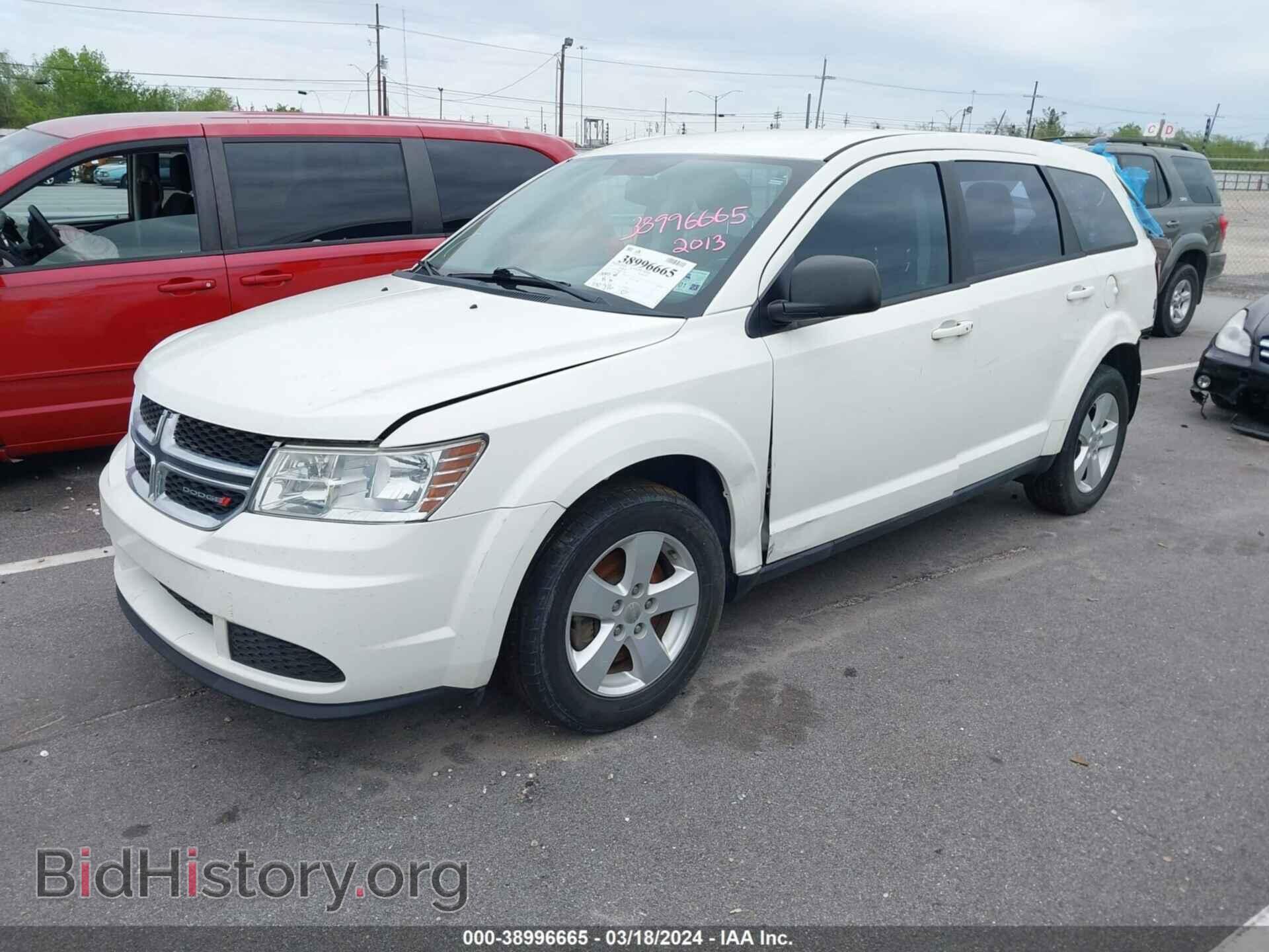 2013 DODGE JOURNEY - VIN: 3C4PDCAB8DT577288 - Фото 2