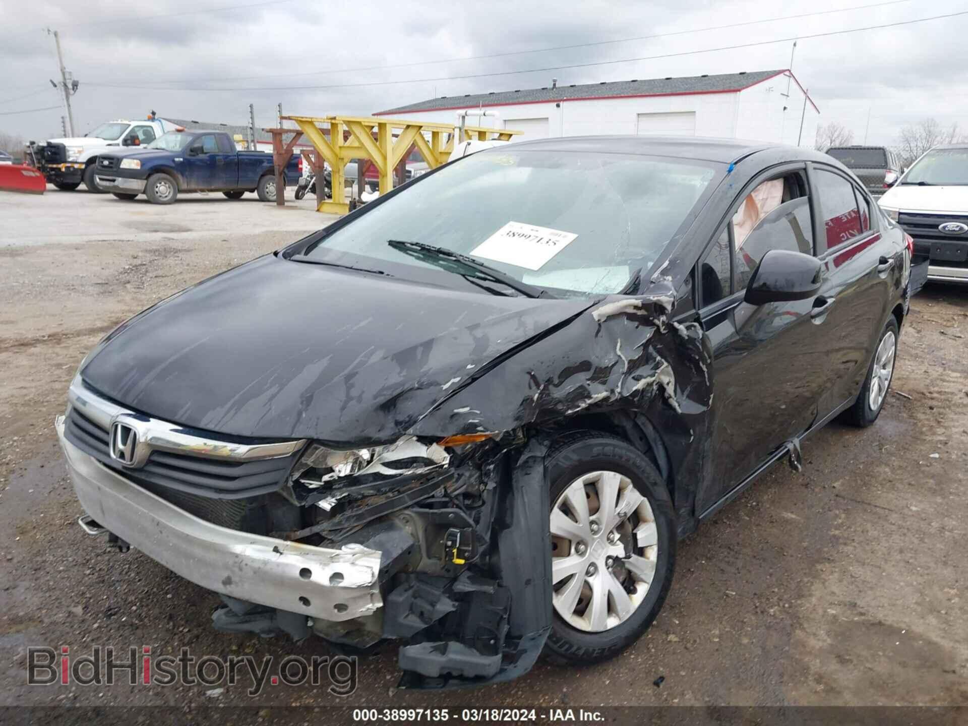 2012 HONDA CIVIC - VIN: 19XFB2F5XCE086061 - Фото 2