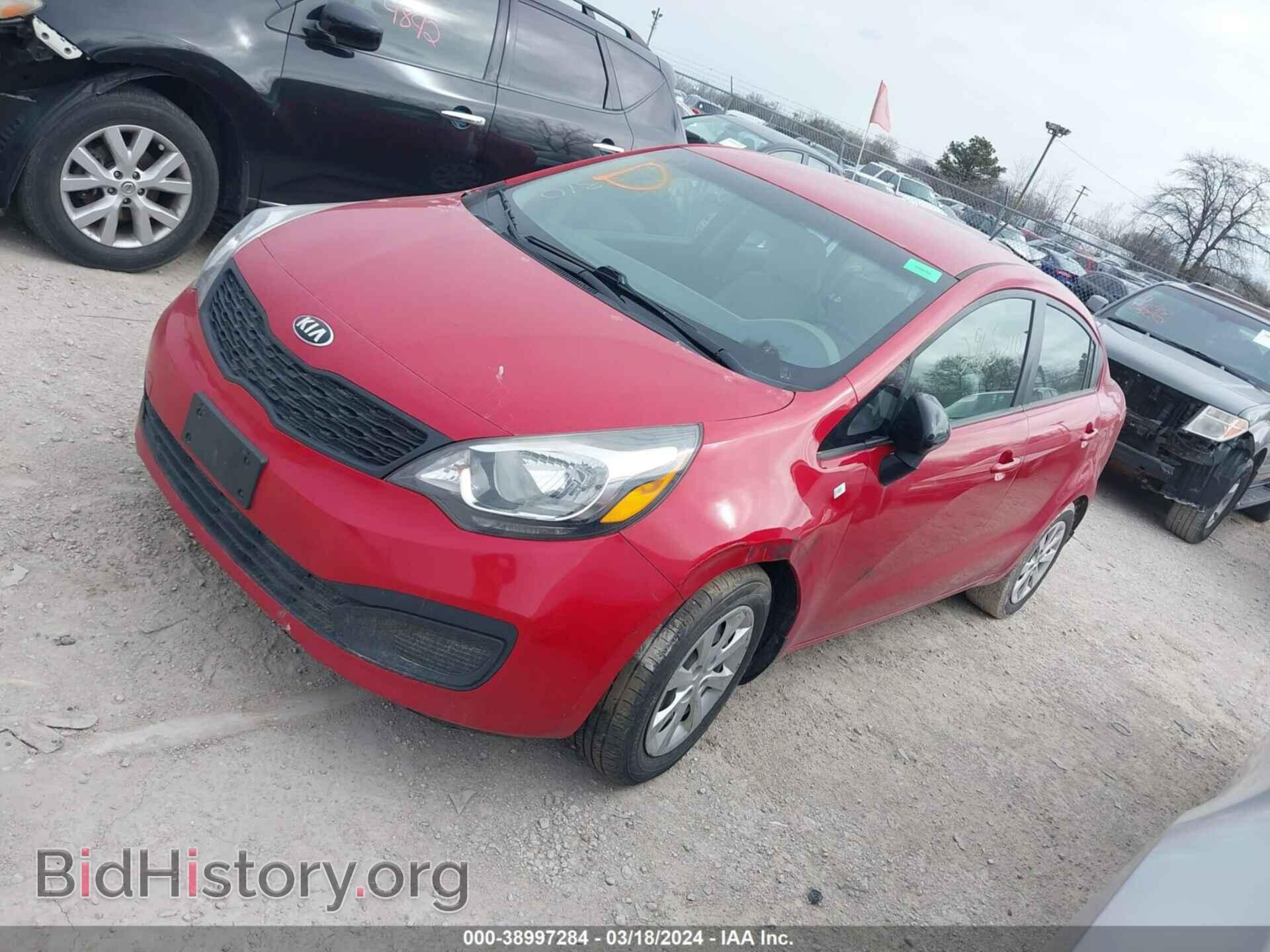 2013 KIA RIO - VIN: KNADM4A36D6204209 - Фото 2