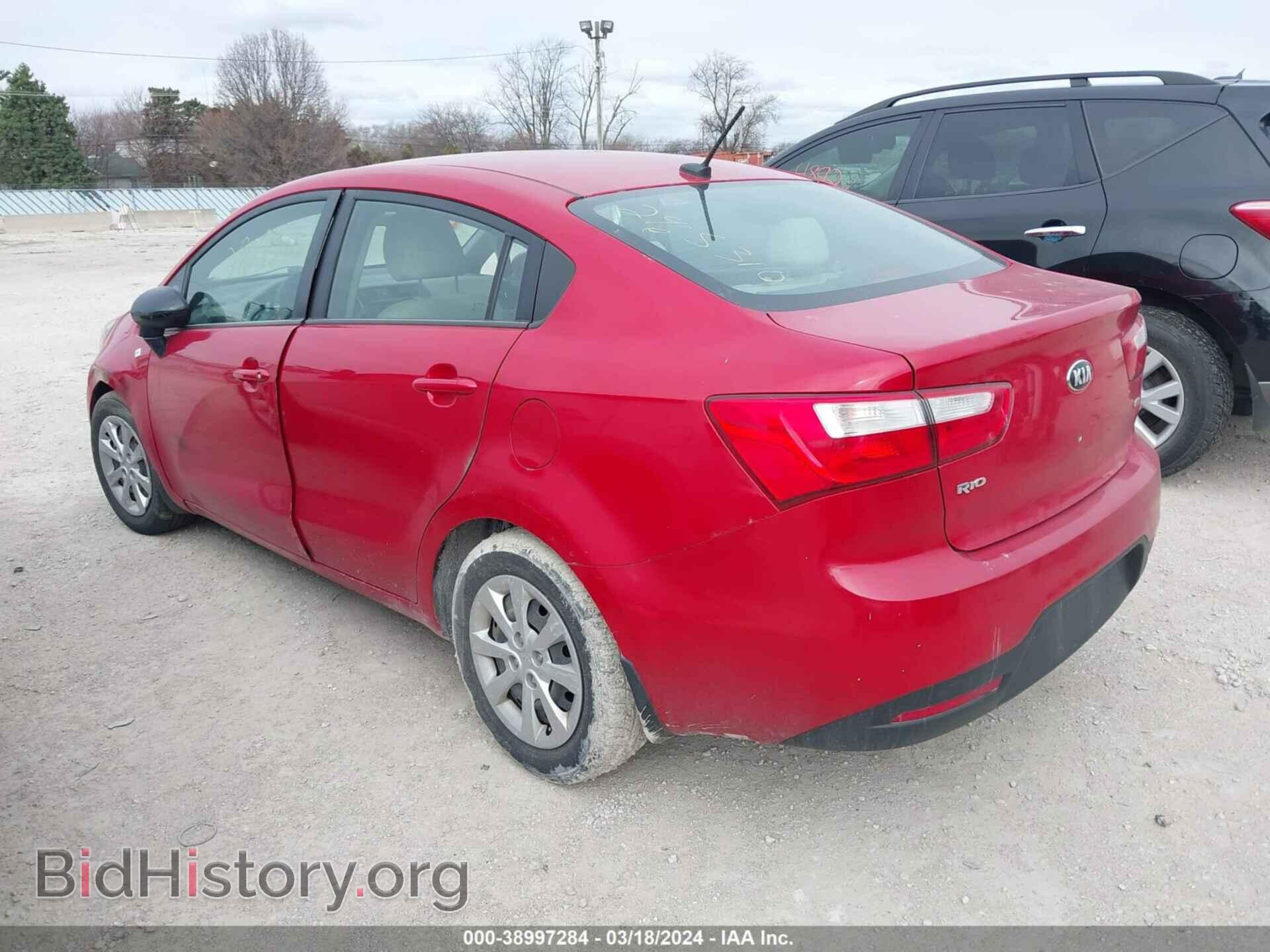 2013 KIA RIO - VIN: KNADM4A36D6204209 - Фото 3