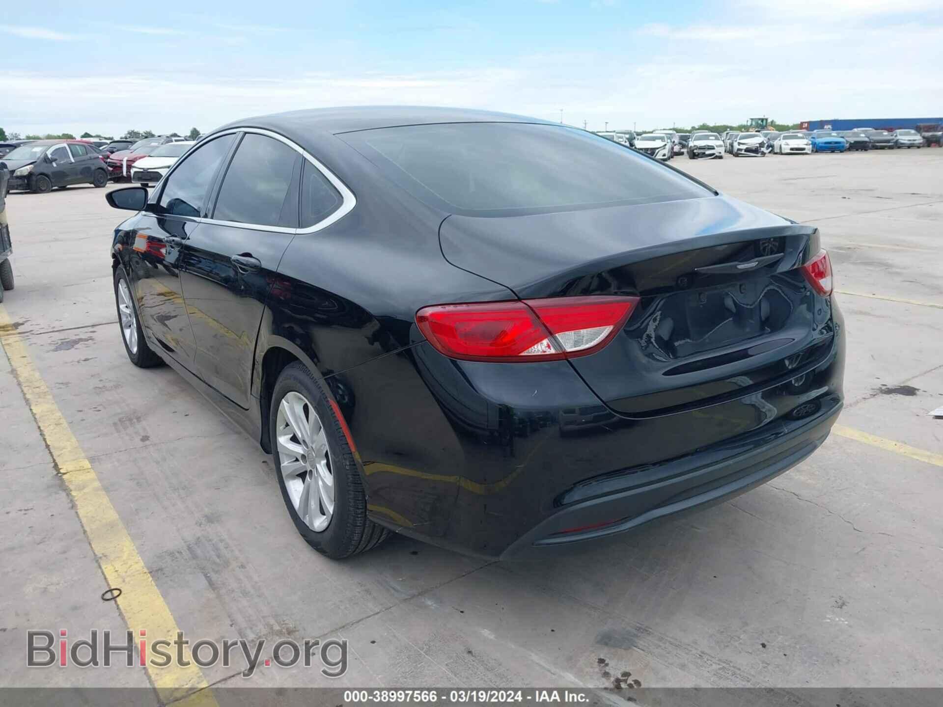 2016 CHRYSLER 200 - VIN: 1C3CCCFB0GN191645 - Фото 3