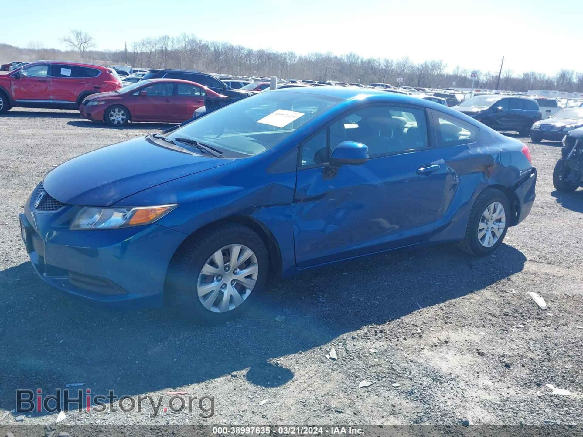 2012 HONDA CIVIC - VIN: 2HGFG3B52CH535073 - Фото 2