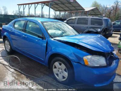 2008 Dodge AVENGER SE, синий — VIN 1B3LC46K98N184228, IAAI