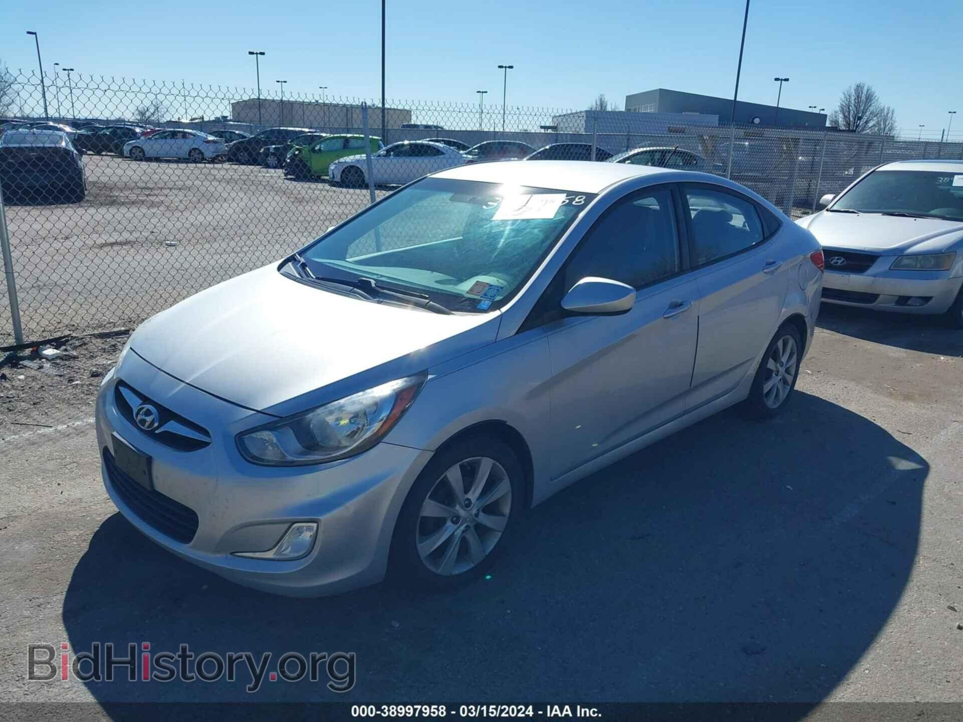 2012 HYUNDAI ACCENT - VIN: KMHCU4AE1CU078329 - Фото 2