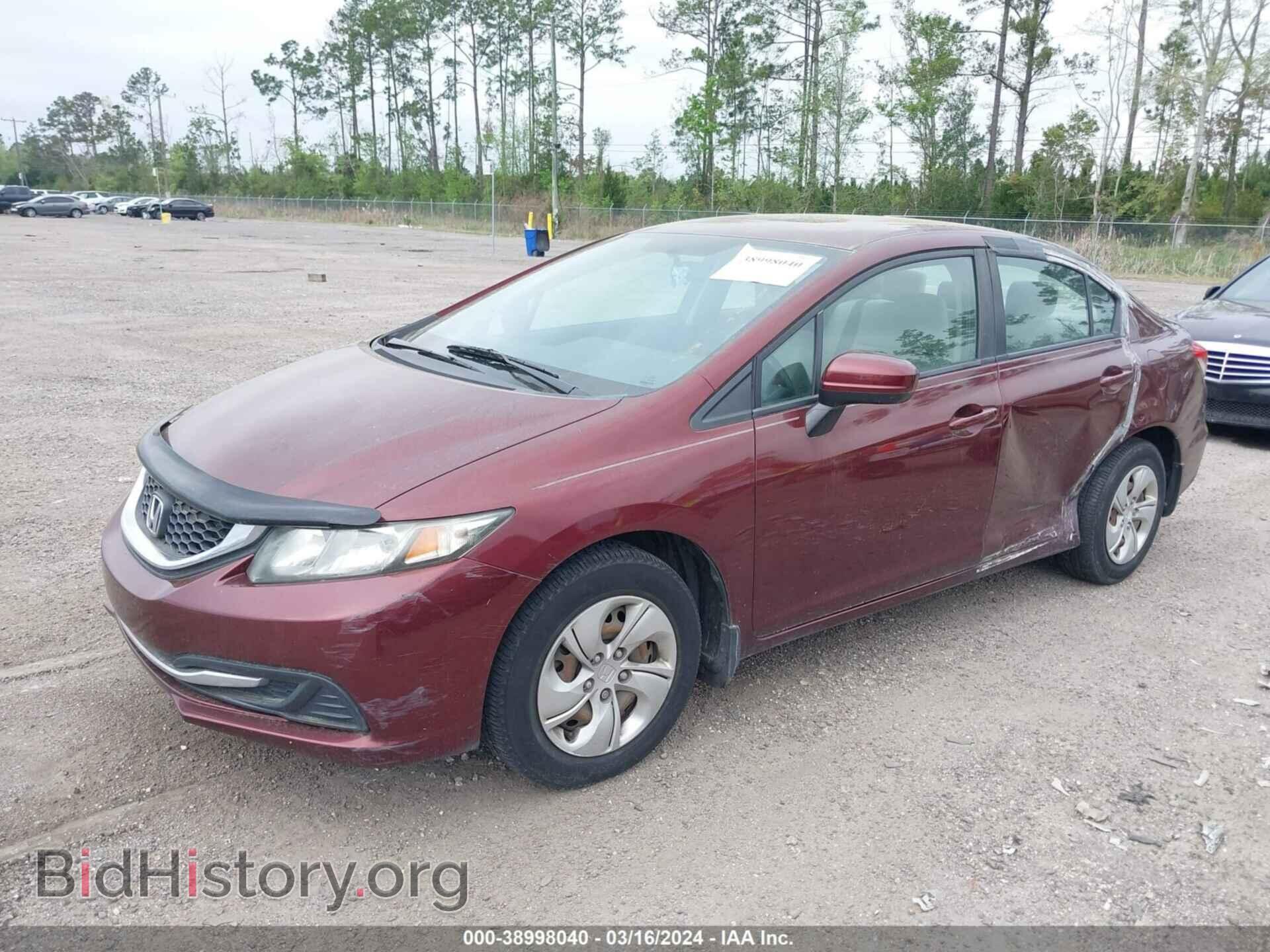 2014 HONDA CIVIC - VIN: 19XFB2F55EE075844 - Фото 2