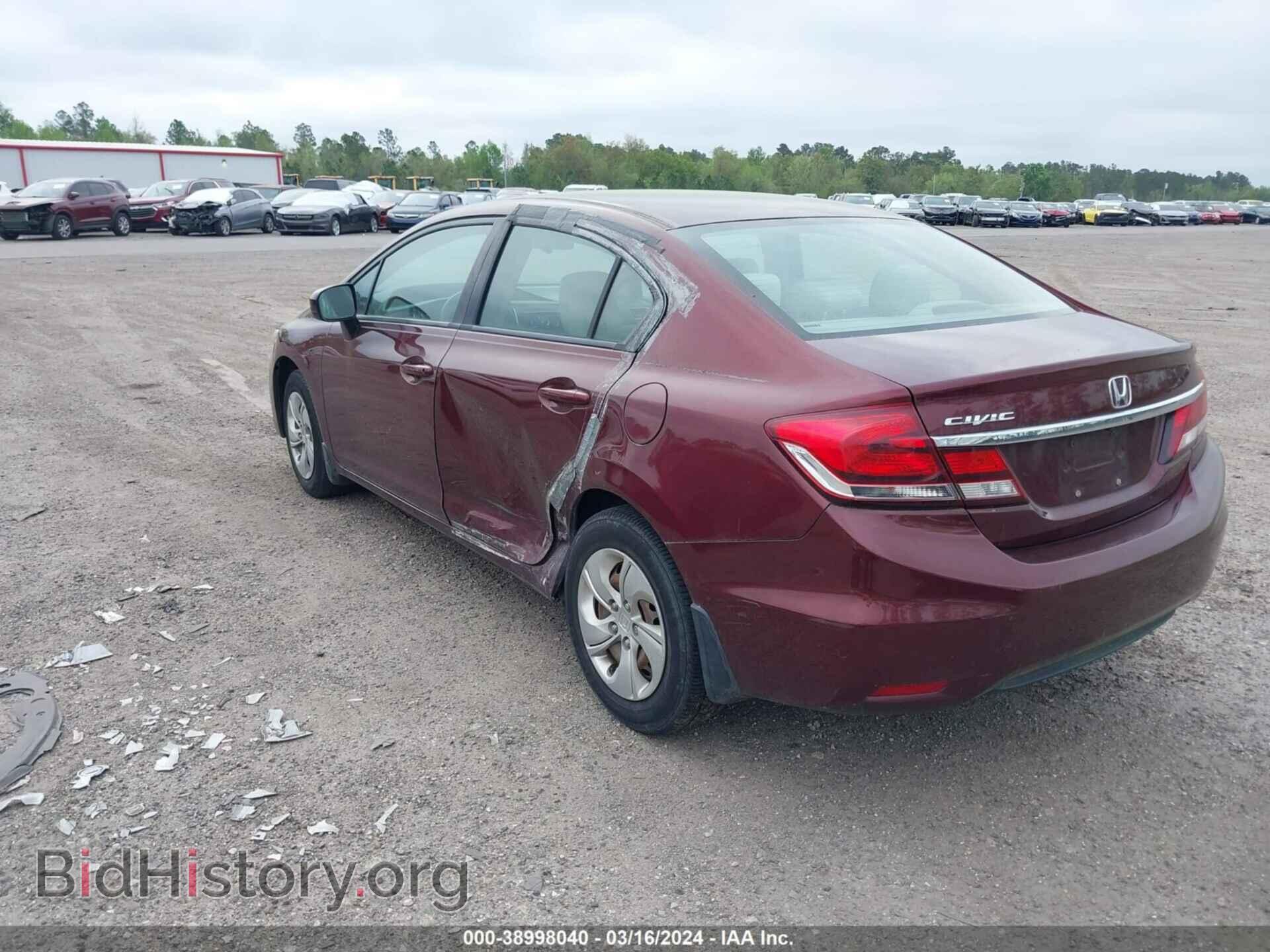 2014 HONDA CIVIC - VIN: 19XFB2F55EE075844 - Фото 3