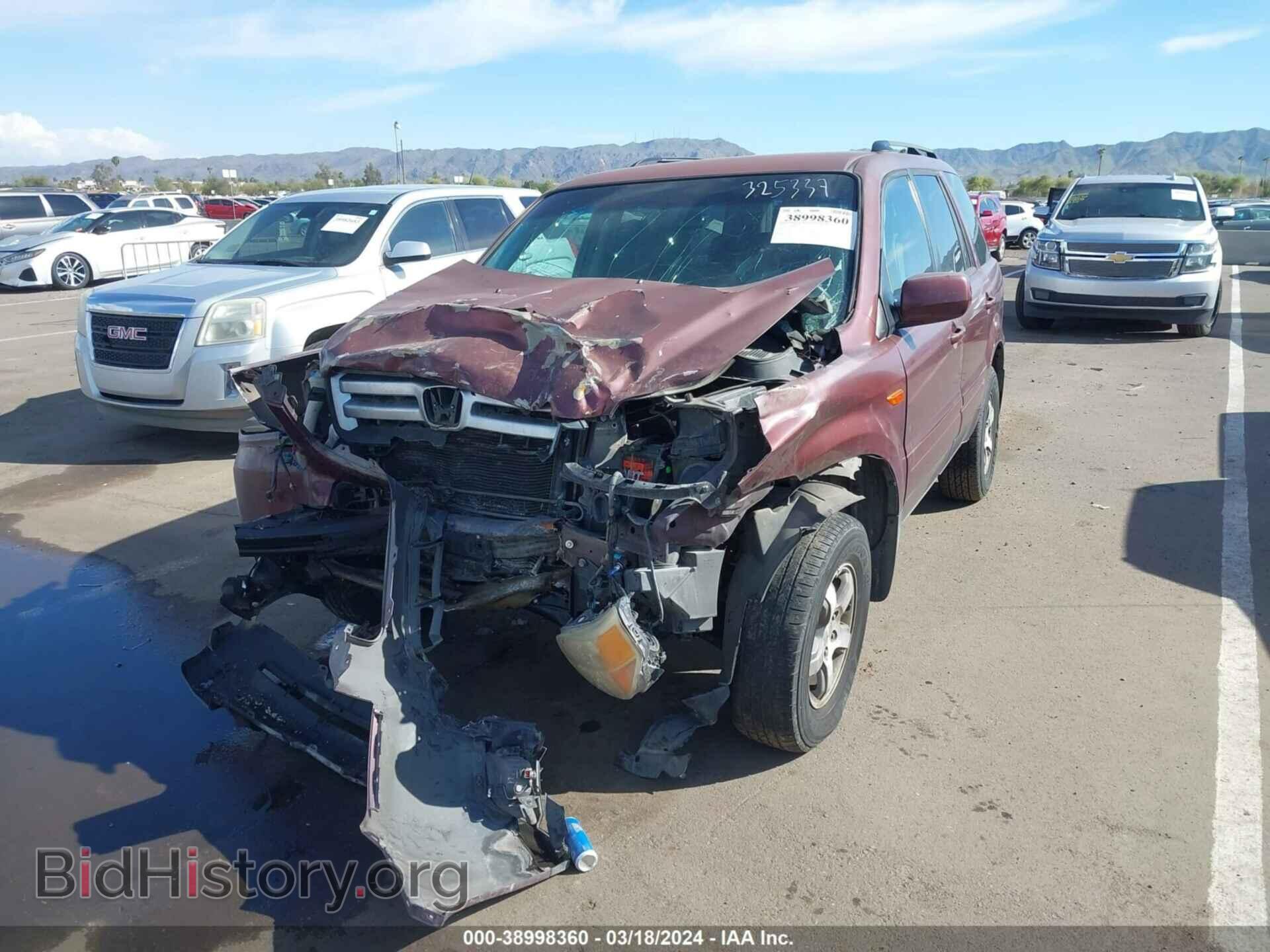 2007 HONDA PILOT - VIN: 5FNYF28477B035232 - Фото 2