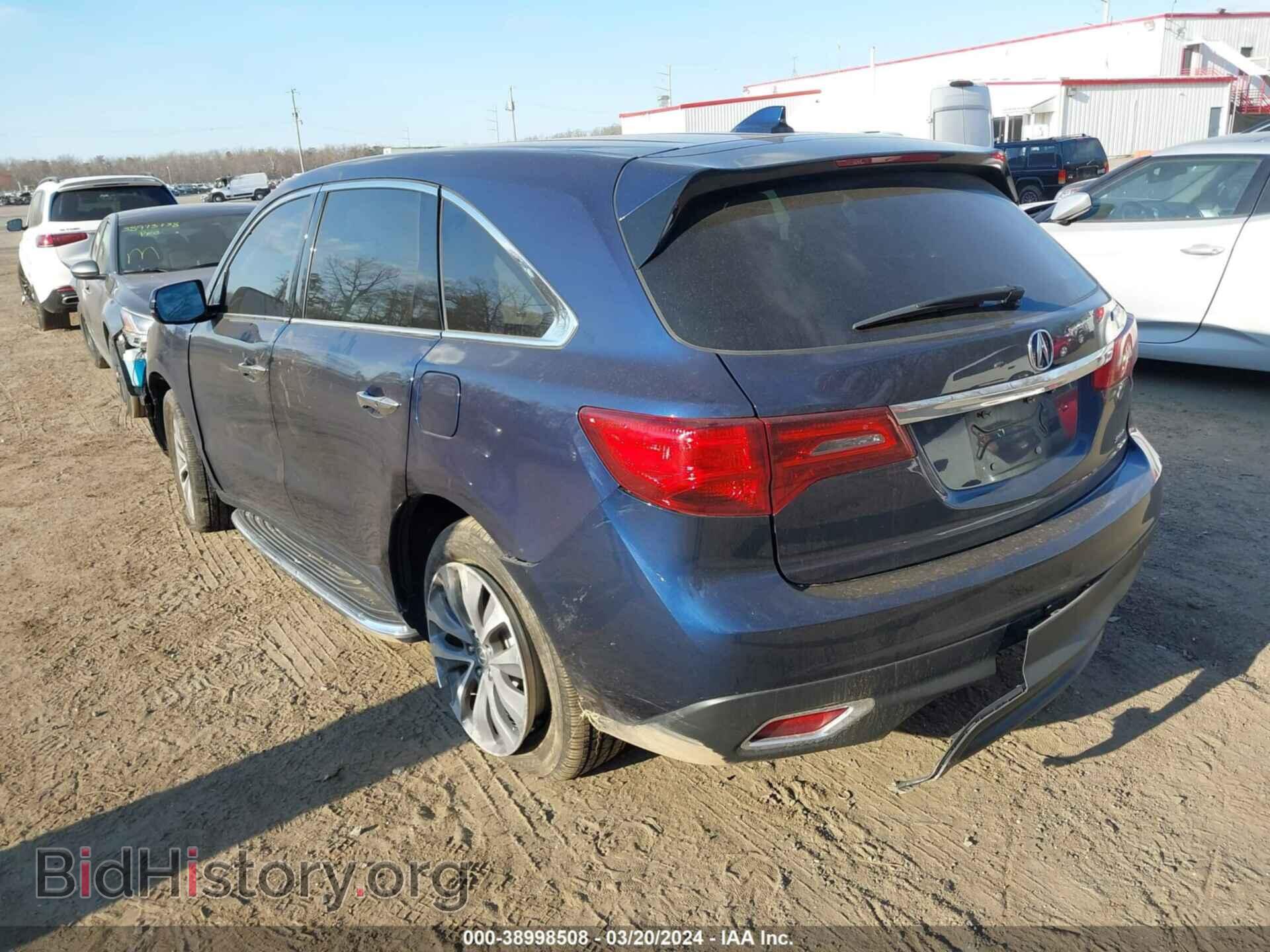 2016 ACURA MDX - VIN: 5FRYD4H41GB027885 - Фото 3