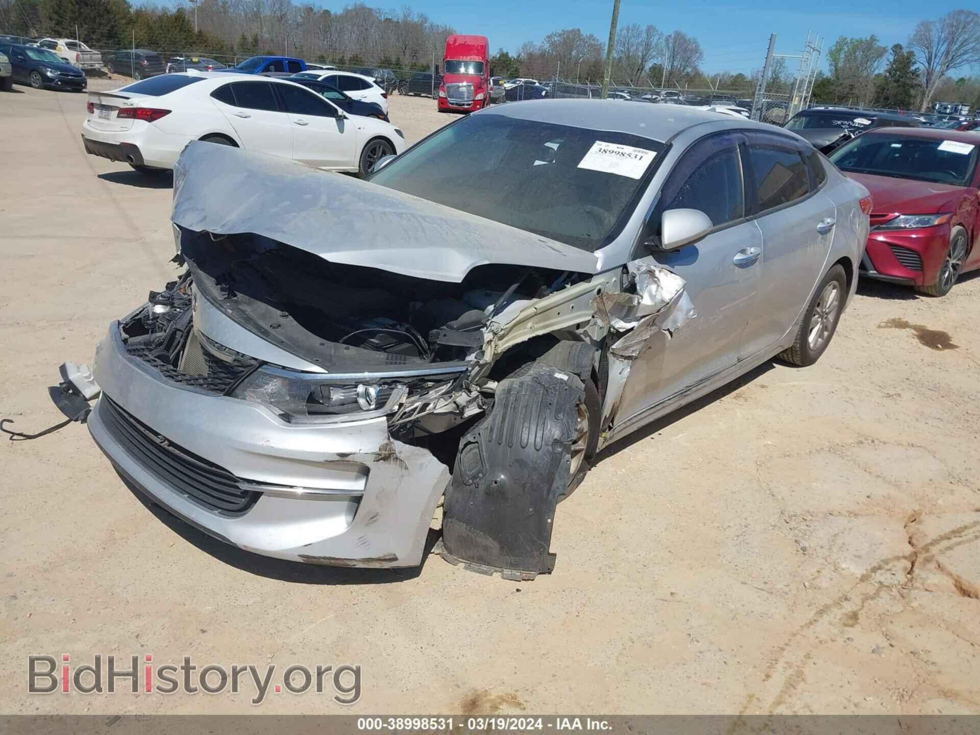 2016 KIA OPTIMA - VIN: KNAGT4L34G5104097 - Фото 2