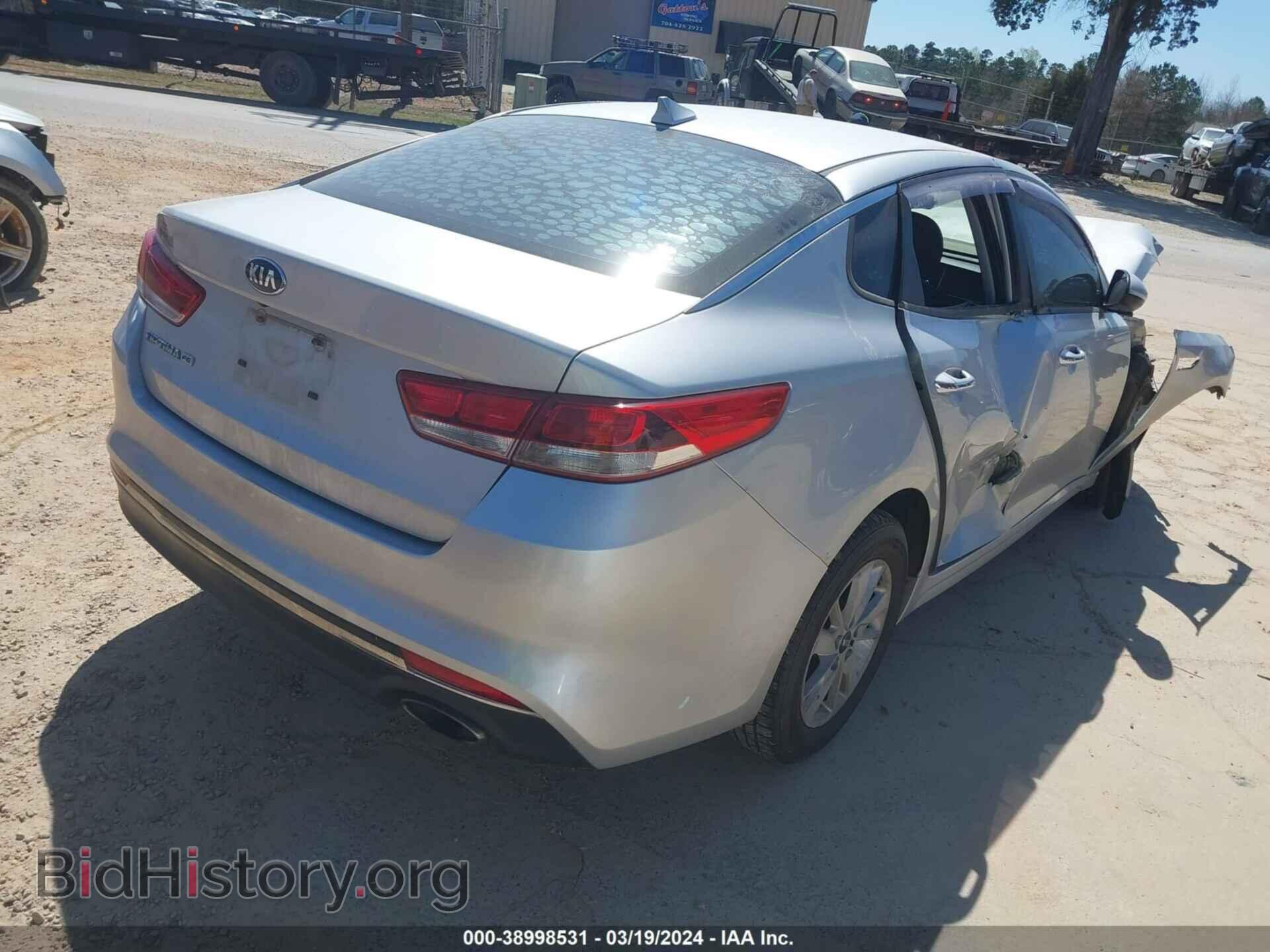 2016 KIA OPTIMA - VIN: KNAGT4L34G5104097 - Фото 4