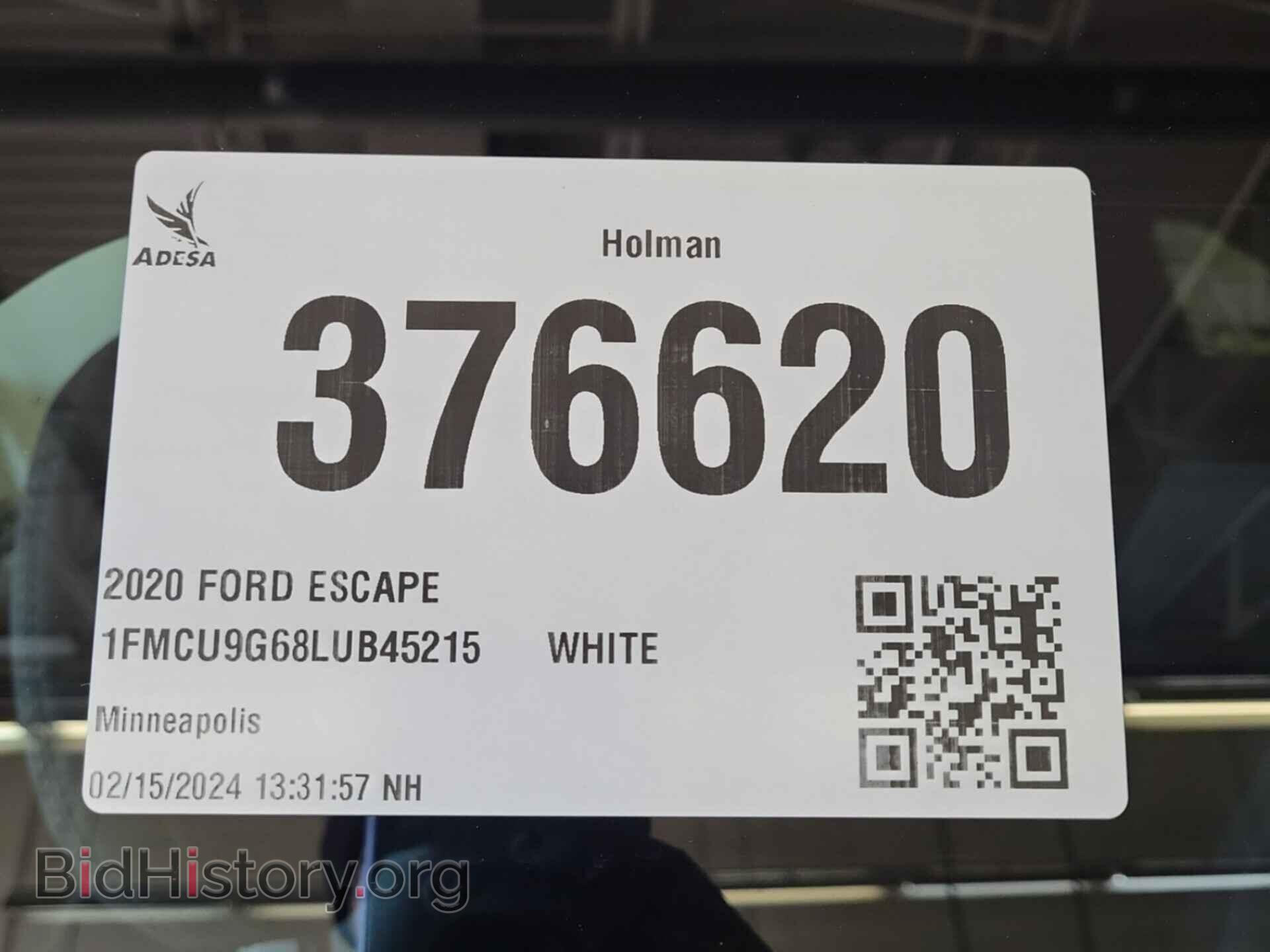 2020 FORD ESCAPE - VIN: 1FMCU9G68LUB45215 - Фото 5