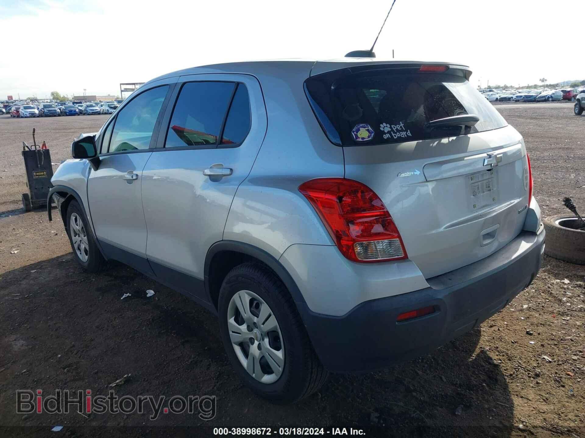 2016 CHEVROLET TRAX - VIN: KL7CJKSB7GB658625 - Фото 3