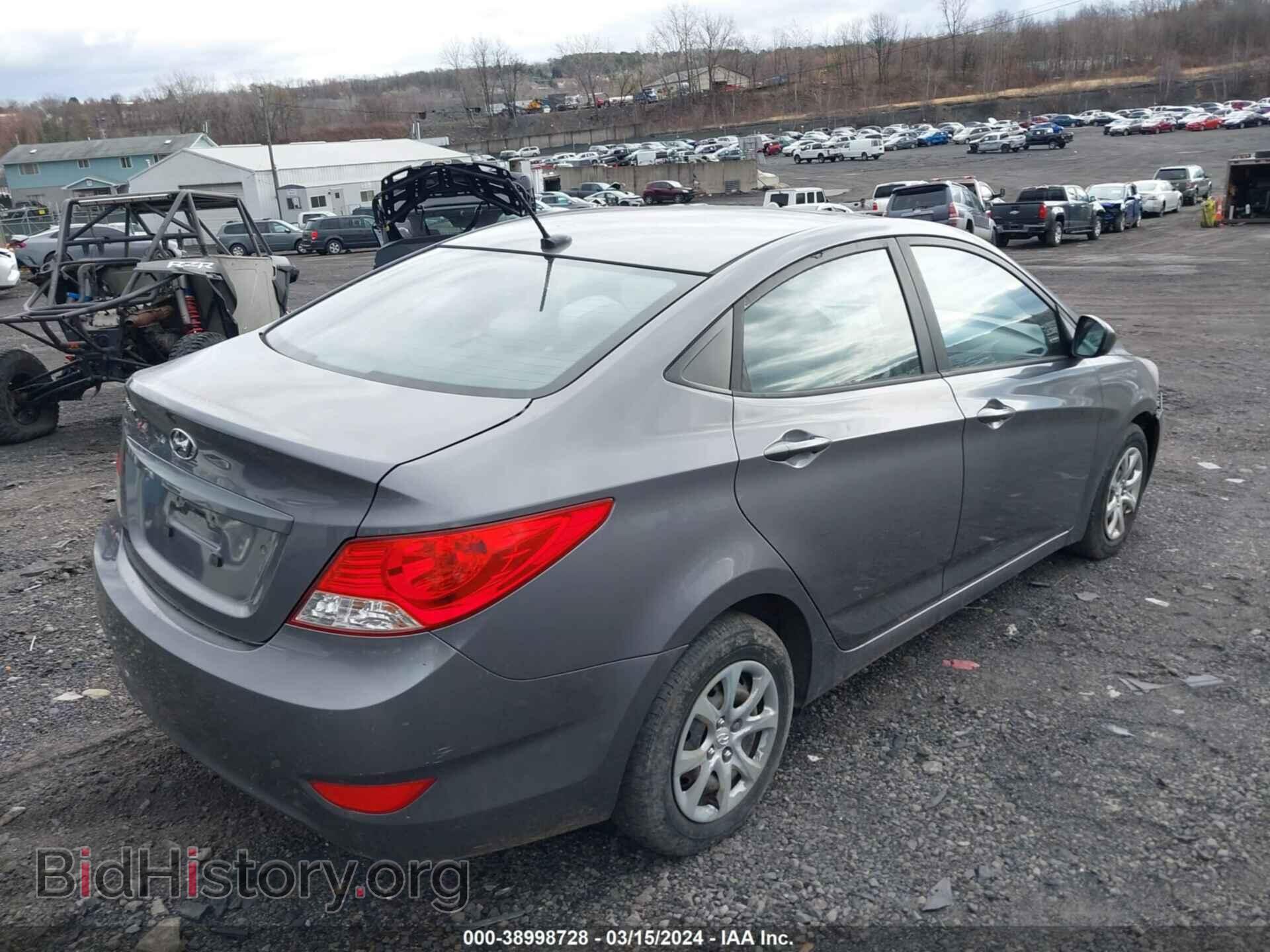 2014 HYUNDAI ACCENT - VIN: KMHCT4AE3EU674614 - Фото 4