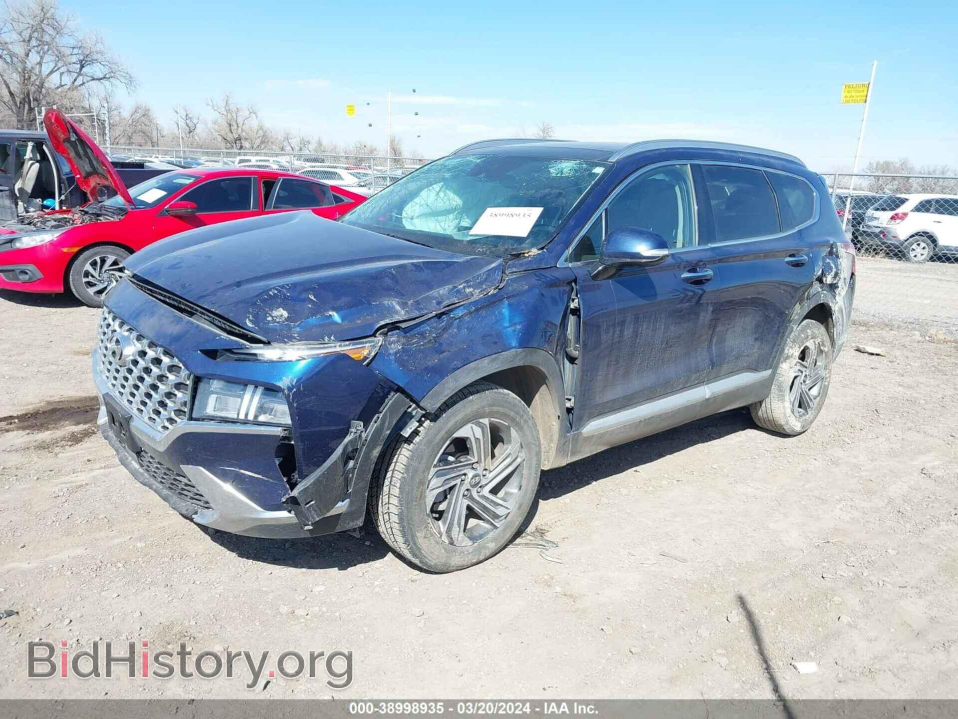 2021 HYUNDAI SANTA FE - VIN: 5NMS3DAJ1MH308203 - Фото 2
