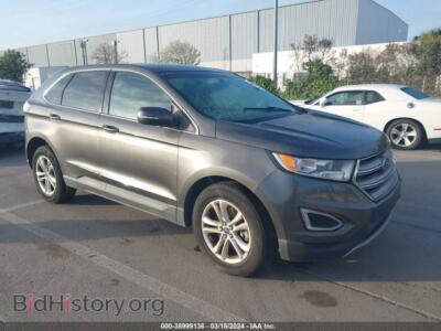 2015 Ford EDGE SEL, gray — VIN 2FMTK4J93FBB67967, IAAI