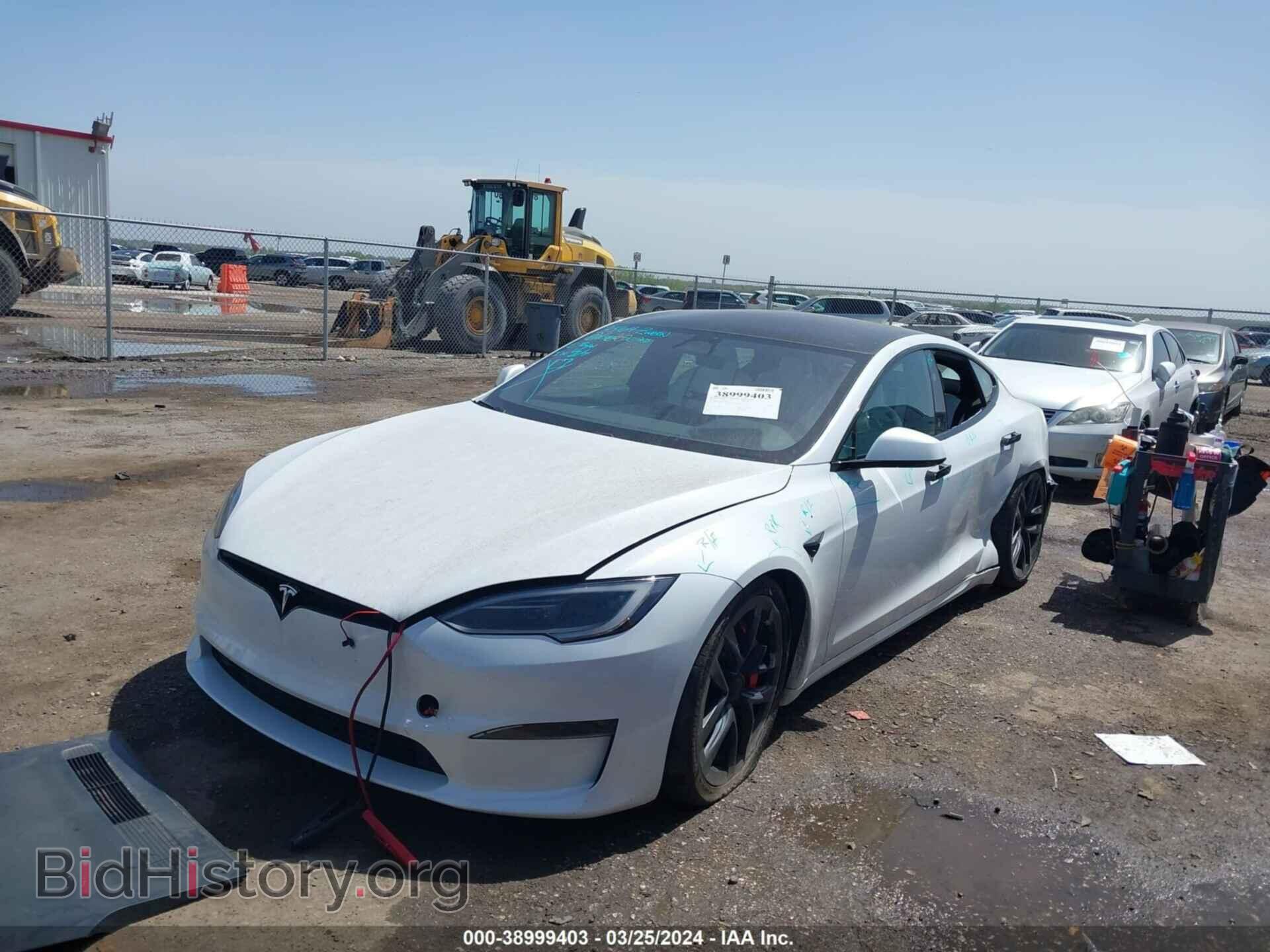 2023 TESLA MODEL S - VIN: 5YJSA1E63PF524604 - Фото 2