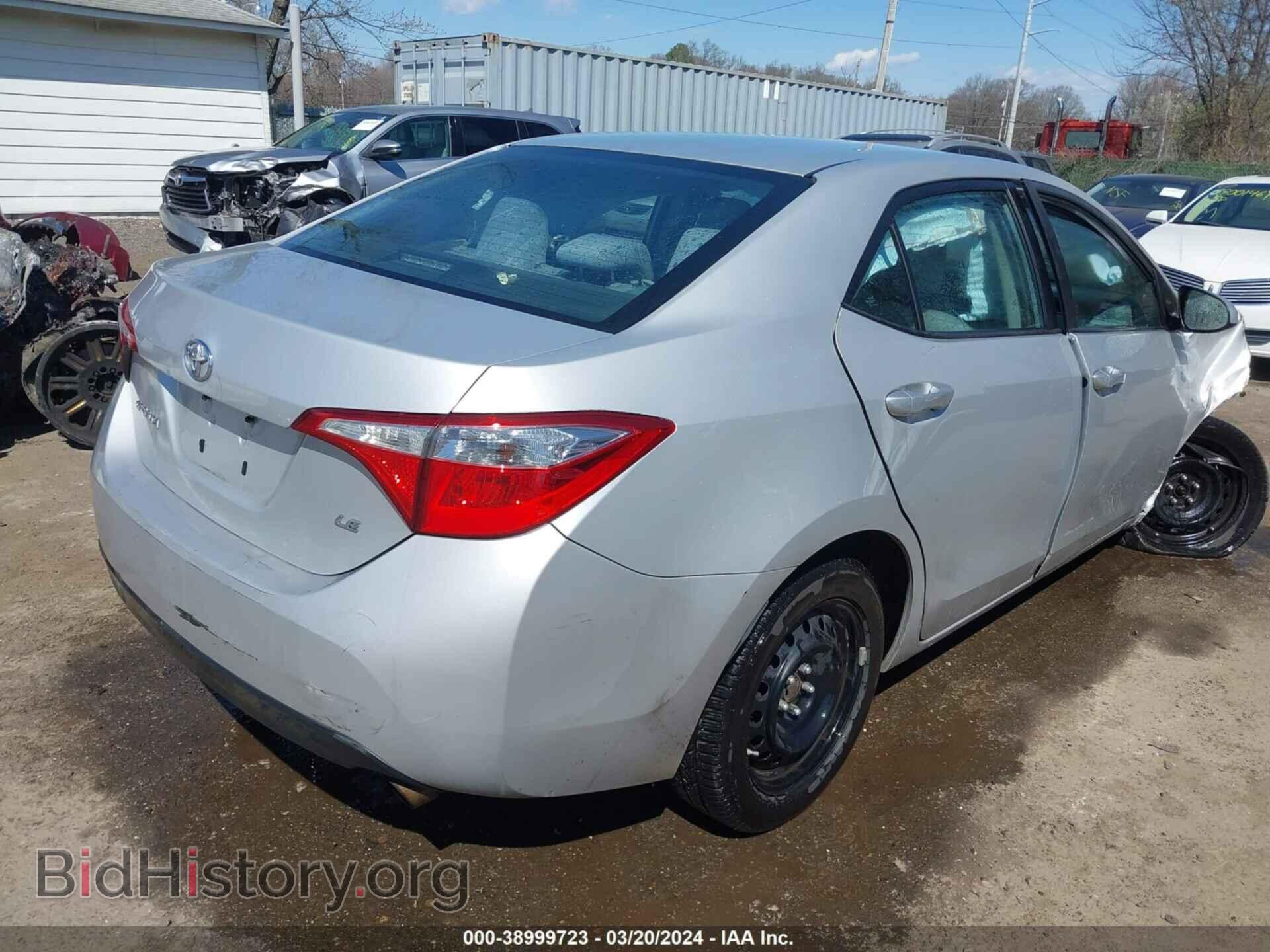 2015 TOYOTA COROLLA - VIN: 2T1BURHE6FC240024 - Фото 4