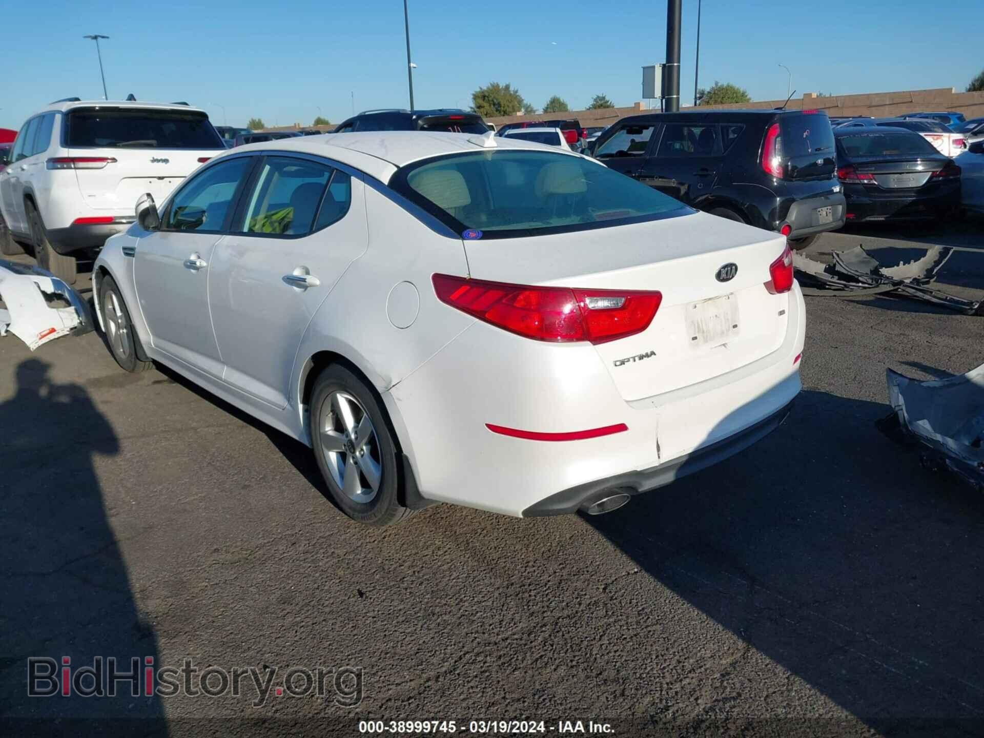 2015 KIA OPTIMA - VIN: KNAGM4A74F5654286 - Фото 3