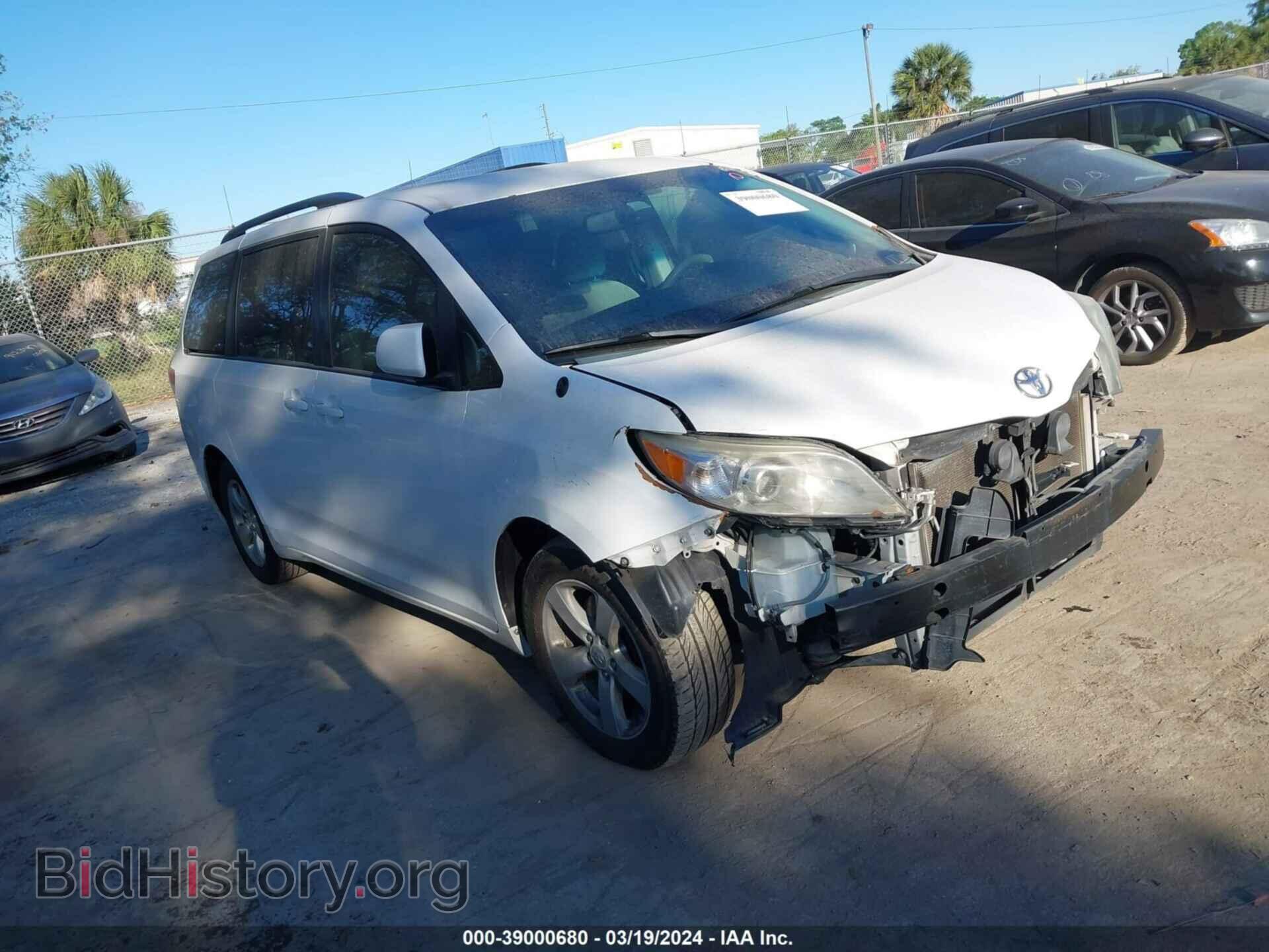 Фотография 5TDKK3DC2ES474657 - TOYOTA SIENNA 2014