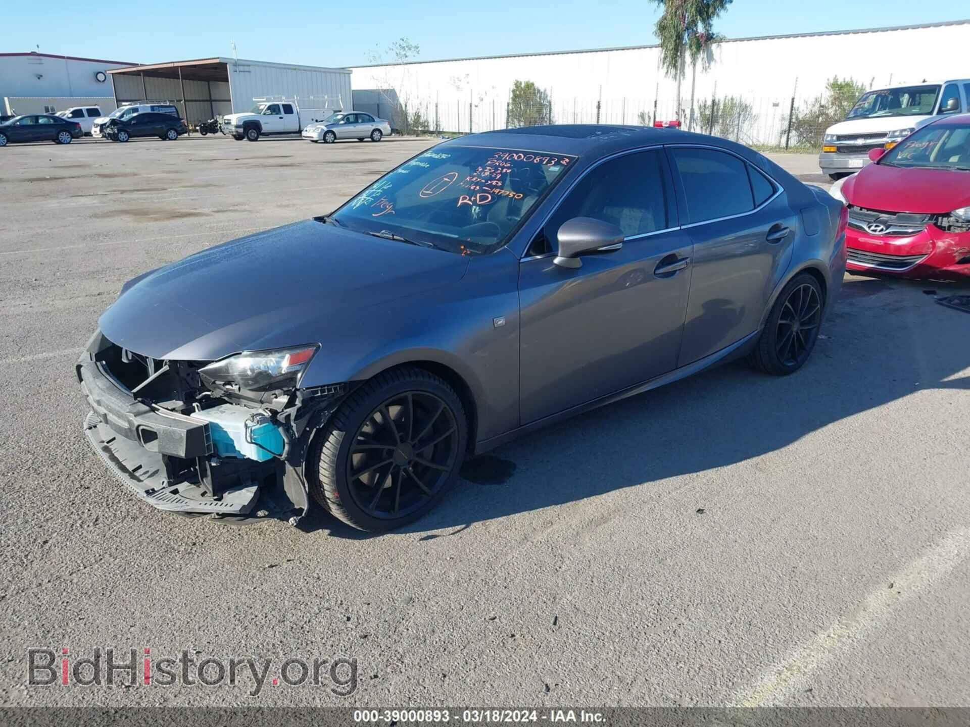 2014 LEXUS IS 350 - VIN: JTHBE1D21E5008760 - Фото 2