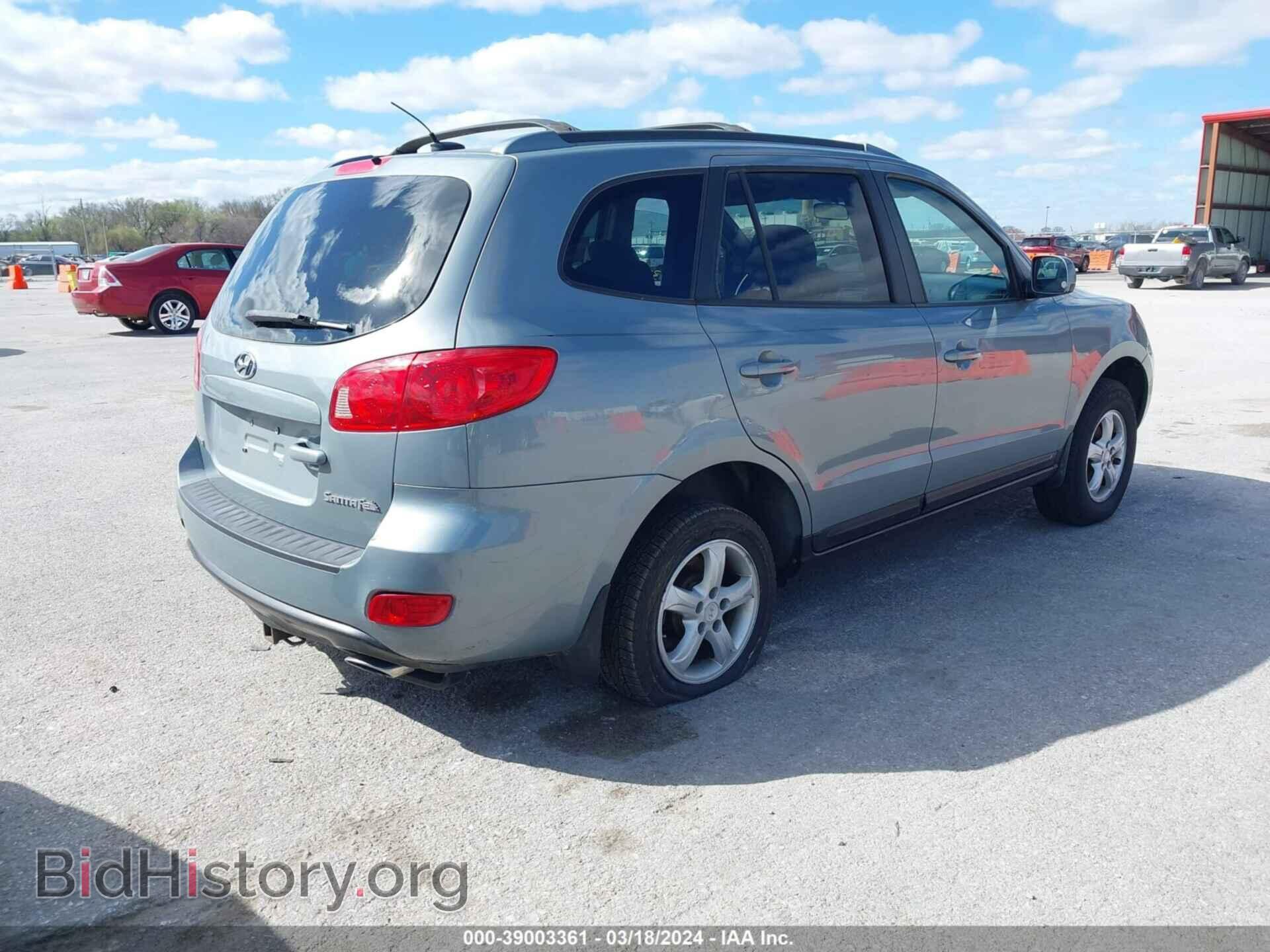 2007 HYUNDAI SANTA FE - VIN: 5NMSG13D27H103116 - Фото 4