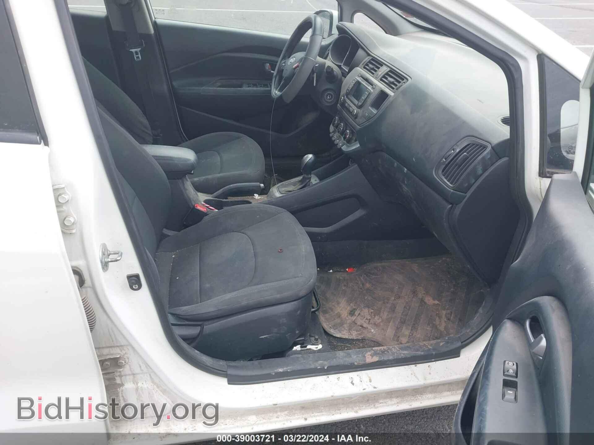 2012 KIA RIO5 - VIN: KNADN5A33C6060622 - Photo 5