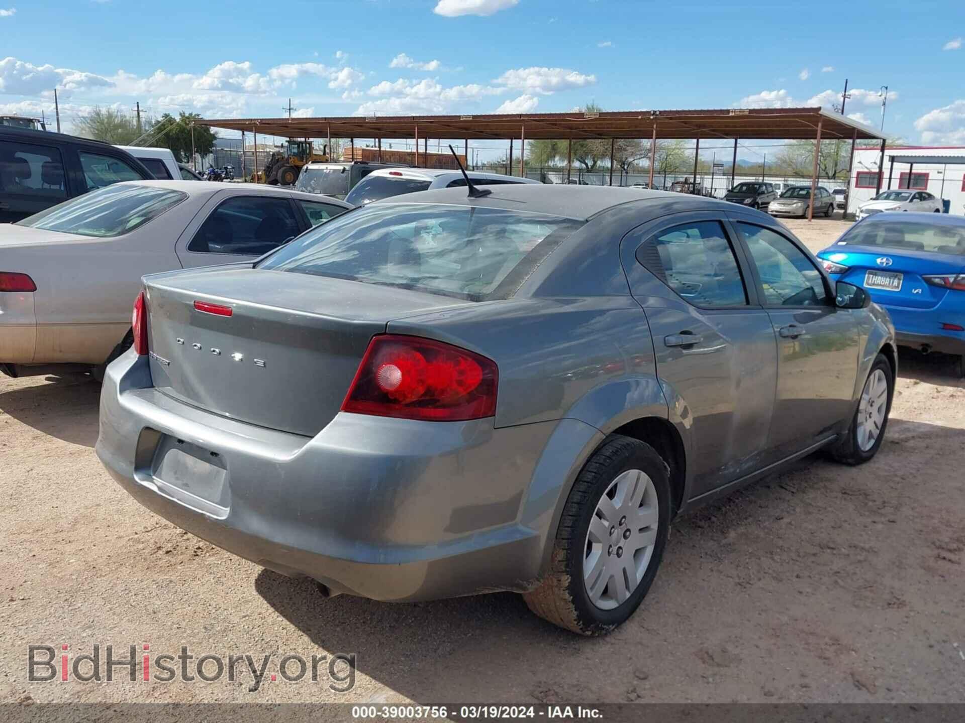 2013 DODGE AVENGER - VIN: 1C3CDZAB9DN752900 - Фото 4