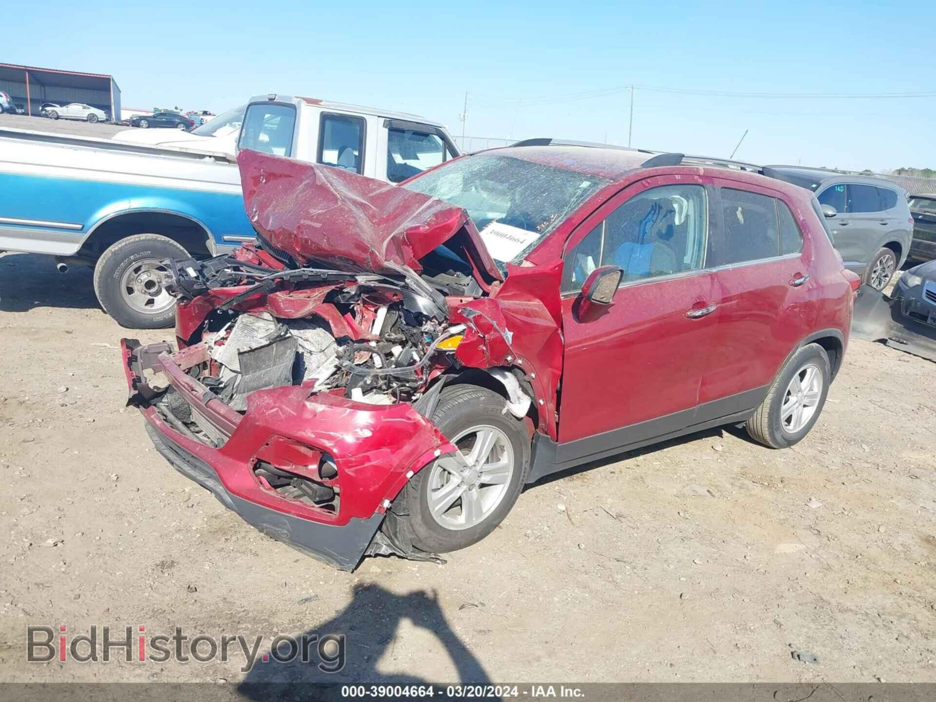 2019 CHEVROLET TRAX - VIN: 3GNCJLSB6KL341975 - Фото 2