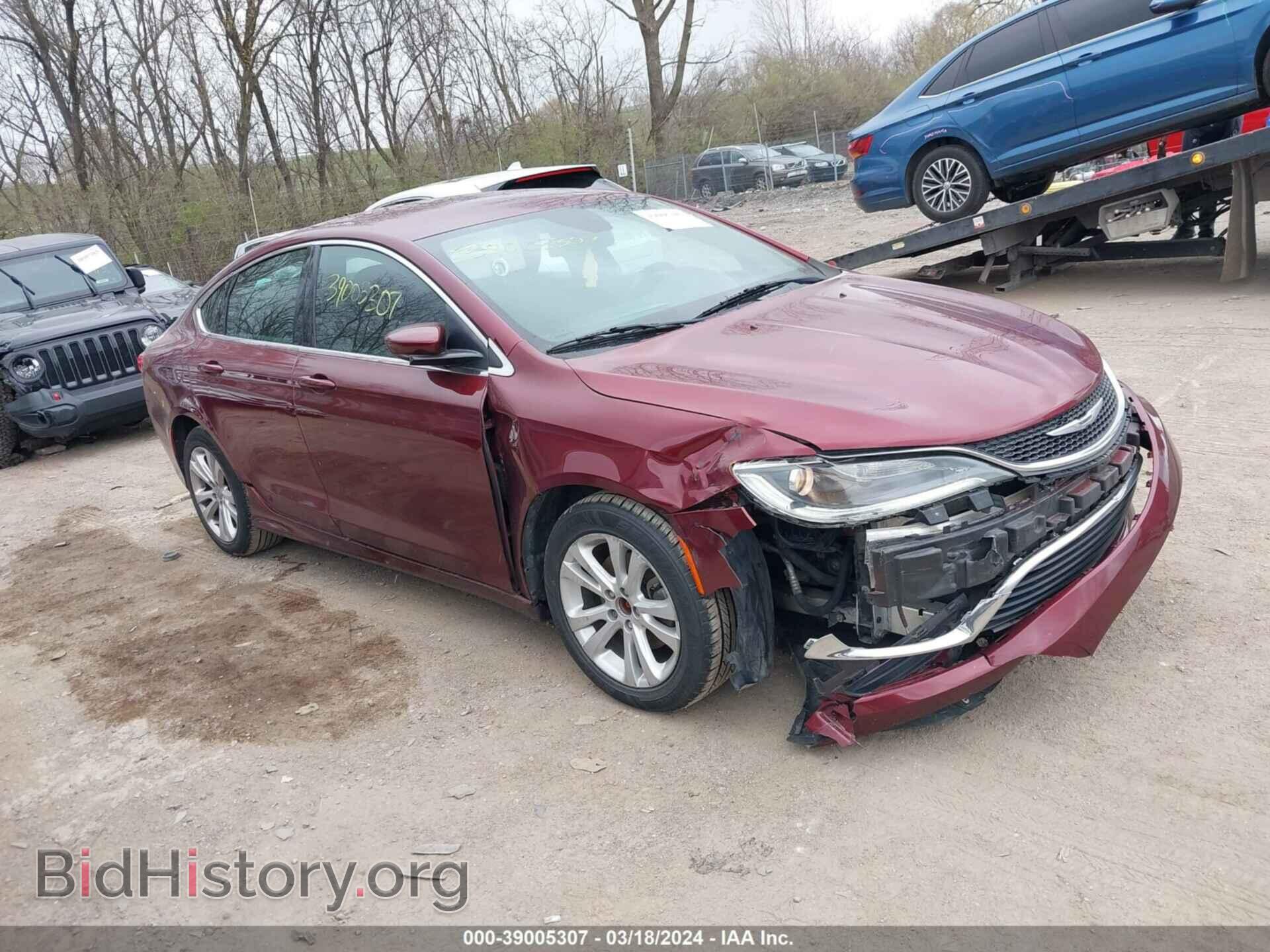 Фотография 1C3CCCAB3FN652875 - CHRYSLER 200 2015
