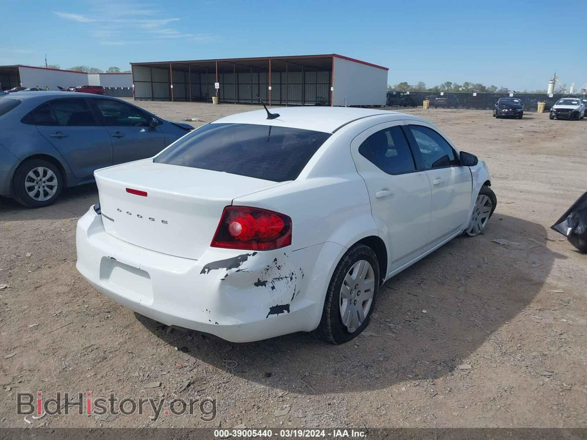 2013 DODGE AVENGER - VIN: 1C3CDZAB0DN753109 - Фото 4
