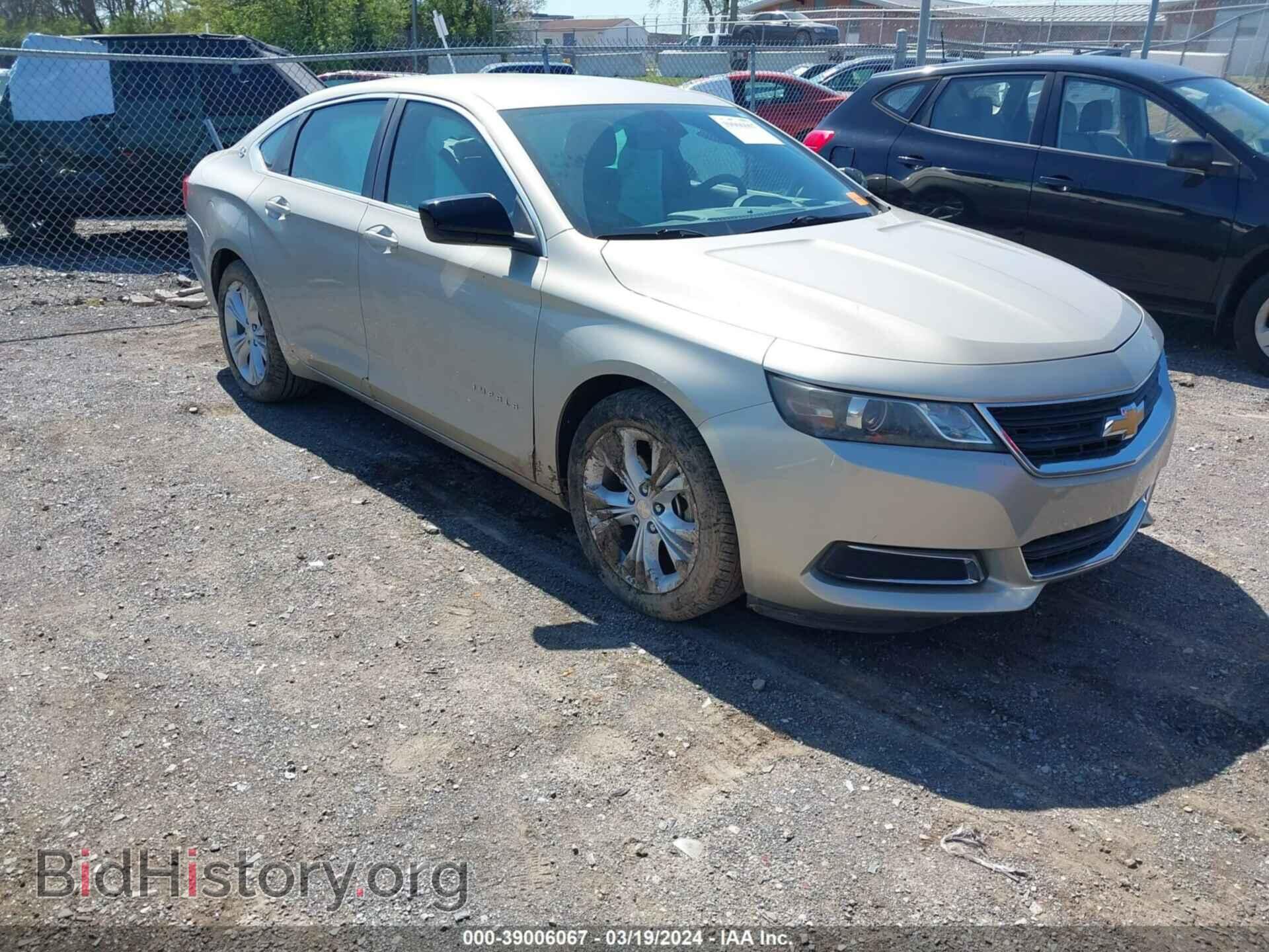 Фотография 2G11Z5SR1E9182106 - CHEVROLET IMPALA 2014