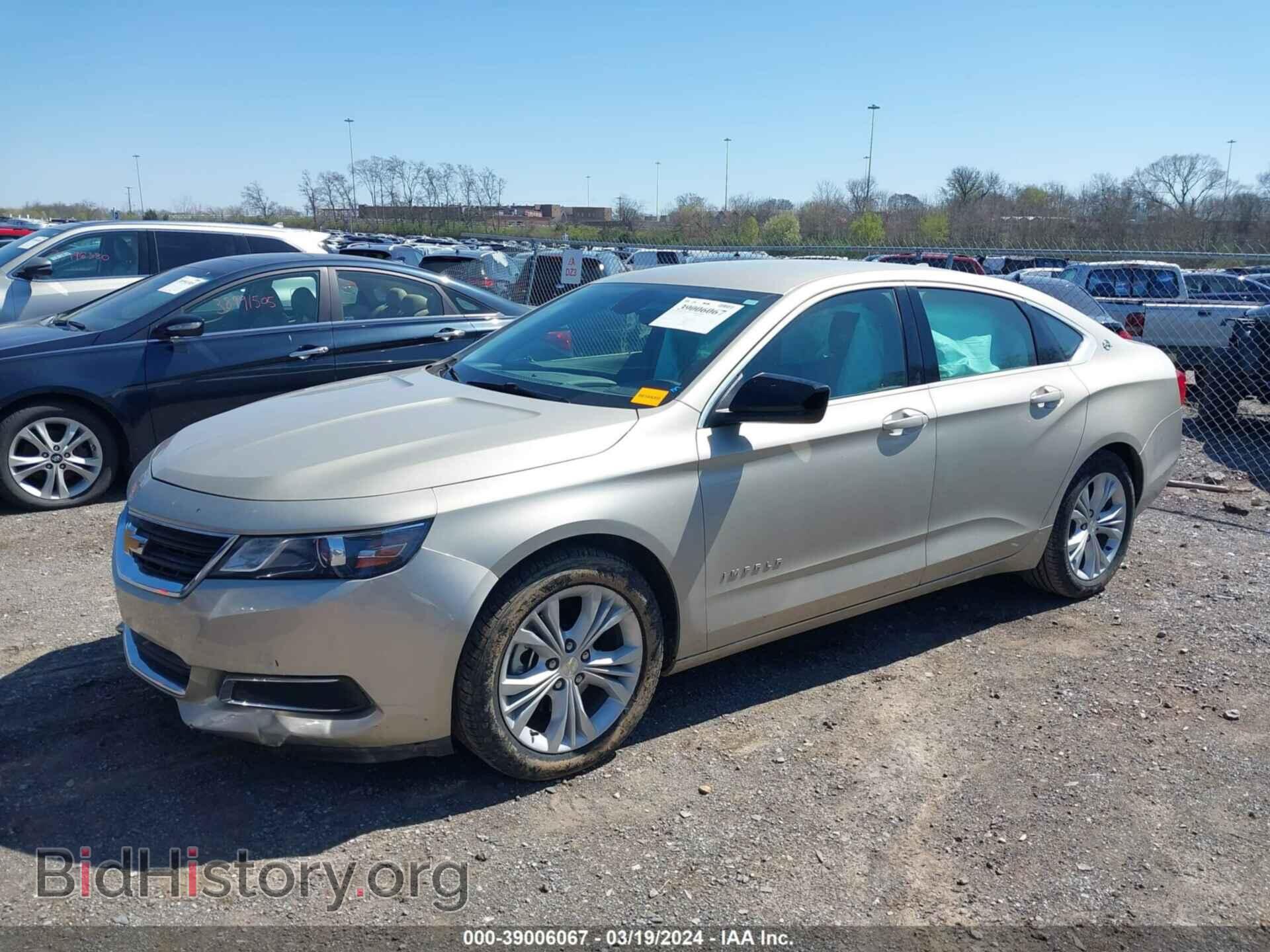 2014 CHEVROLET IMPALA - VIN: 2G11Z5SR1E9182106 - Фото 2