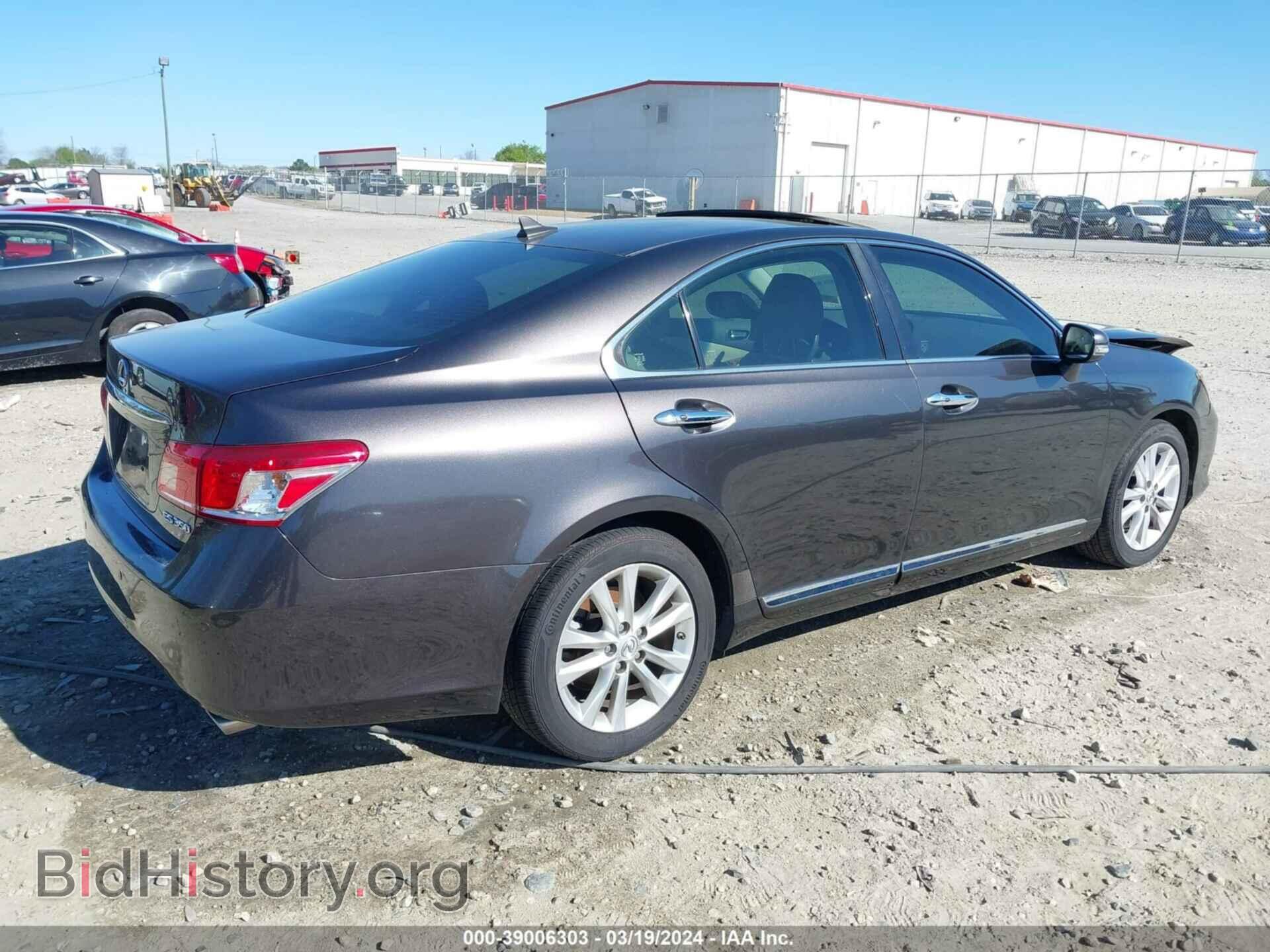 2011 LEXUS ES 350 - VIN: JTHBK1EG7B2423193 - Фото 4