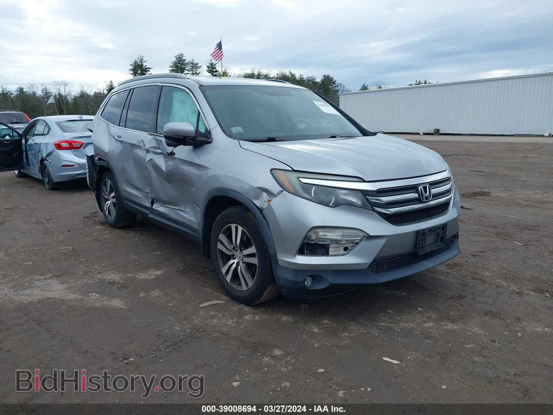 Фотография 5FNYF6H57GB016017 - HONDA PILOT 2016