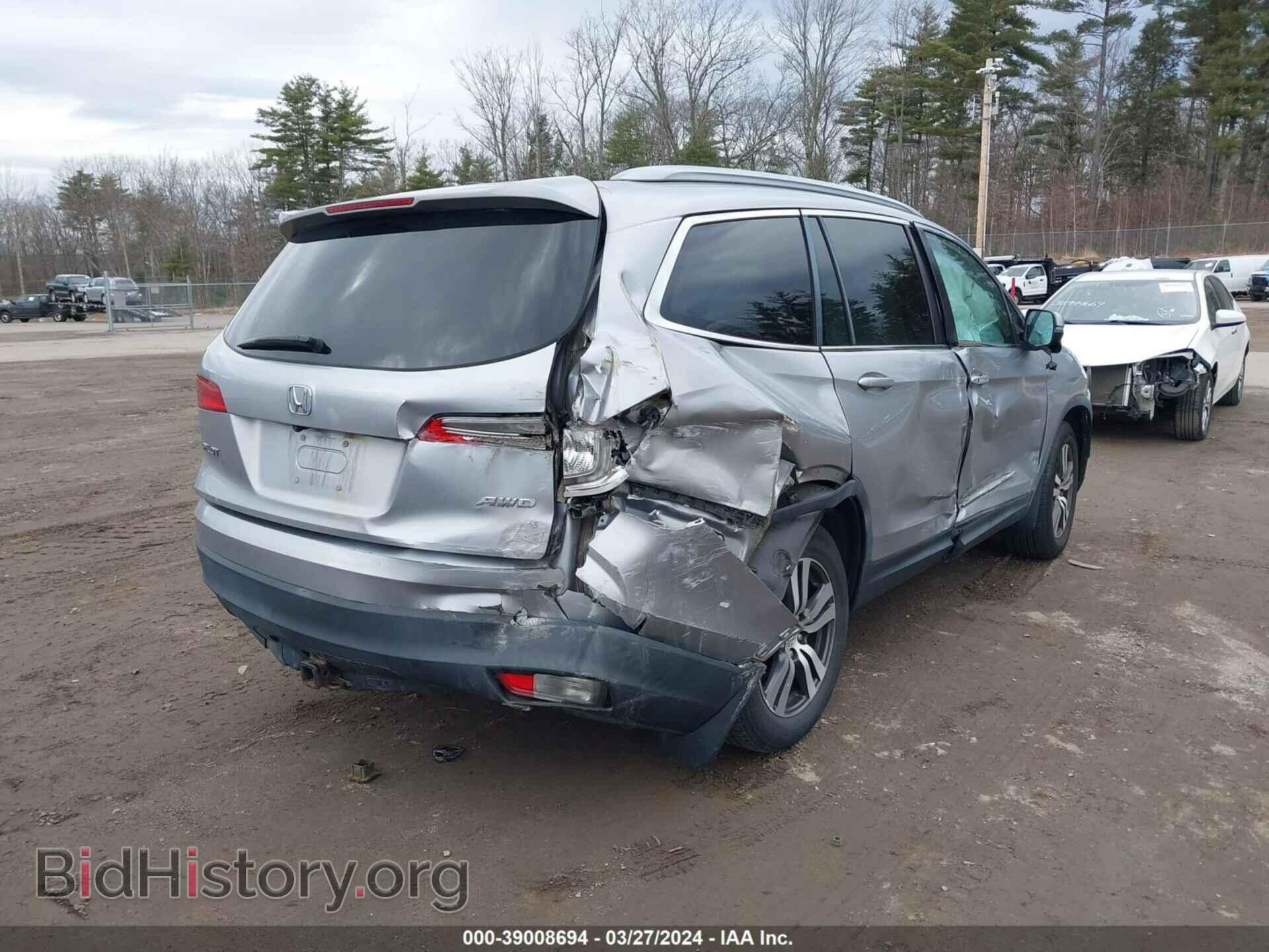 2016 HONDA PILOT - VIN: 5FNYF6H57GB016017 - Фото 4