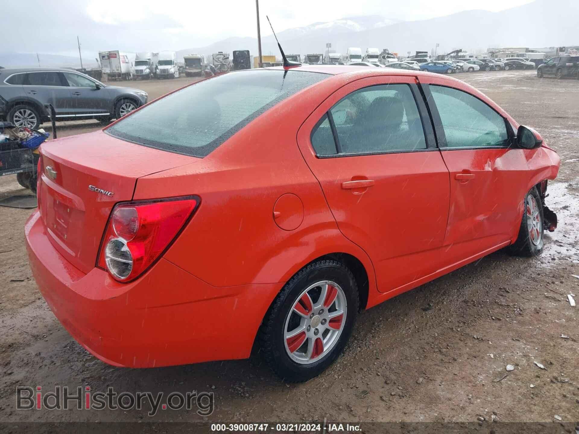 2012 CHEVROLET SONIC - VIN: 1G1JB5SH5C4213210 - Фото 4