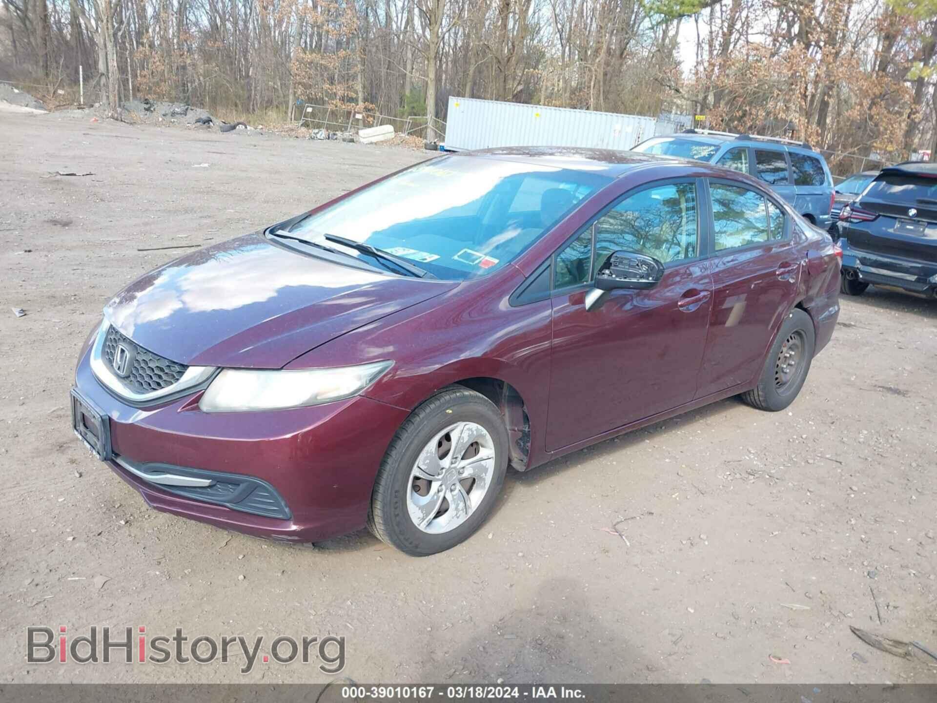 2014 HONDA CIVIC - VIN: 19XFB2F55EE201233 - Фото 2