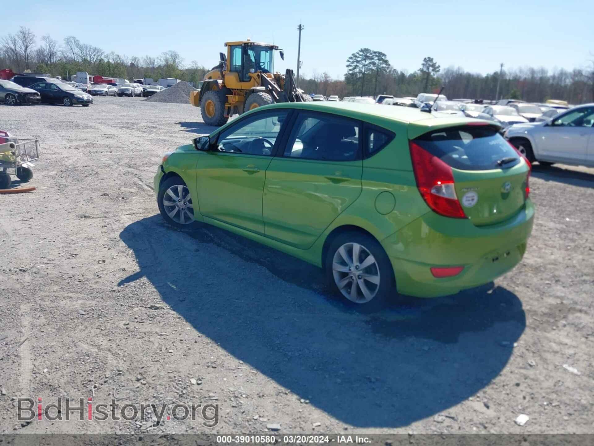 2014 HYUNDAI ACCENT - VIN: KMHCU5AE8EU190120 - Фото 3
