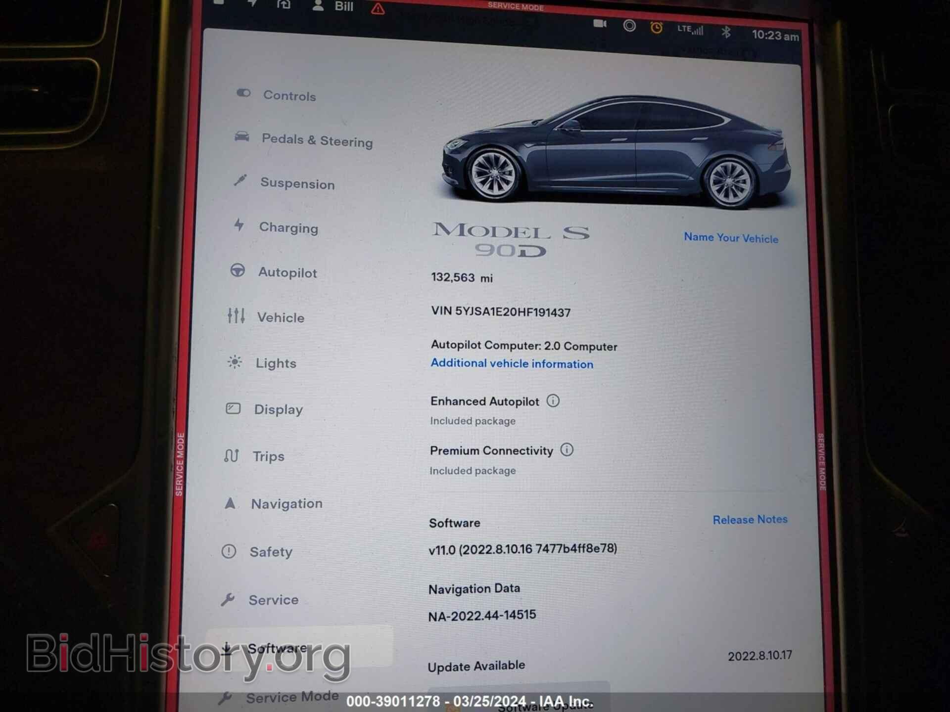 2017 TESLA MODEL S - VIN: 5YJSA1E20HF191437 - Photo 7