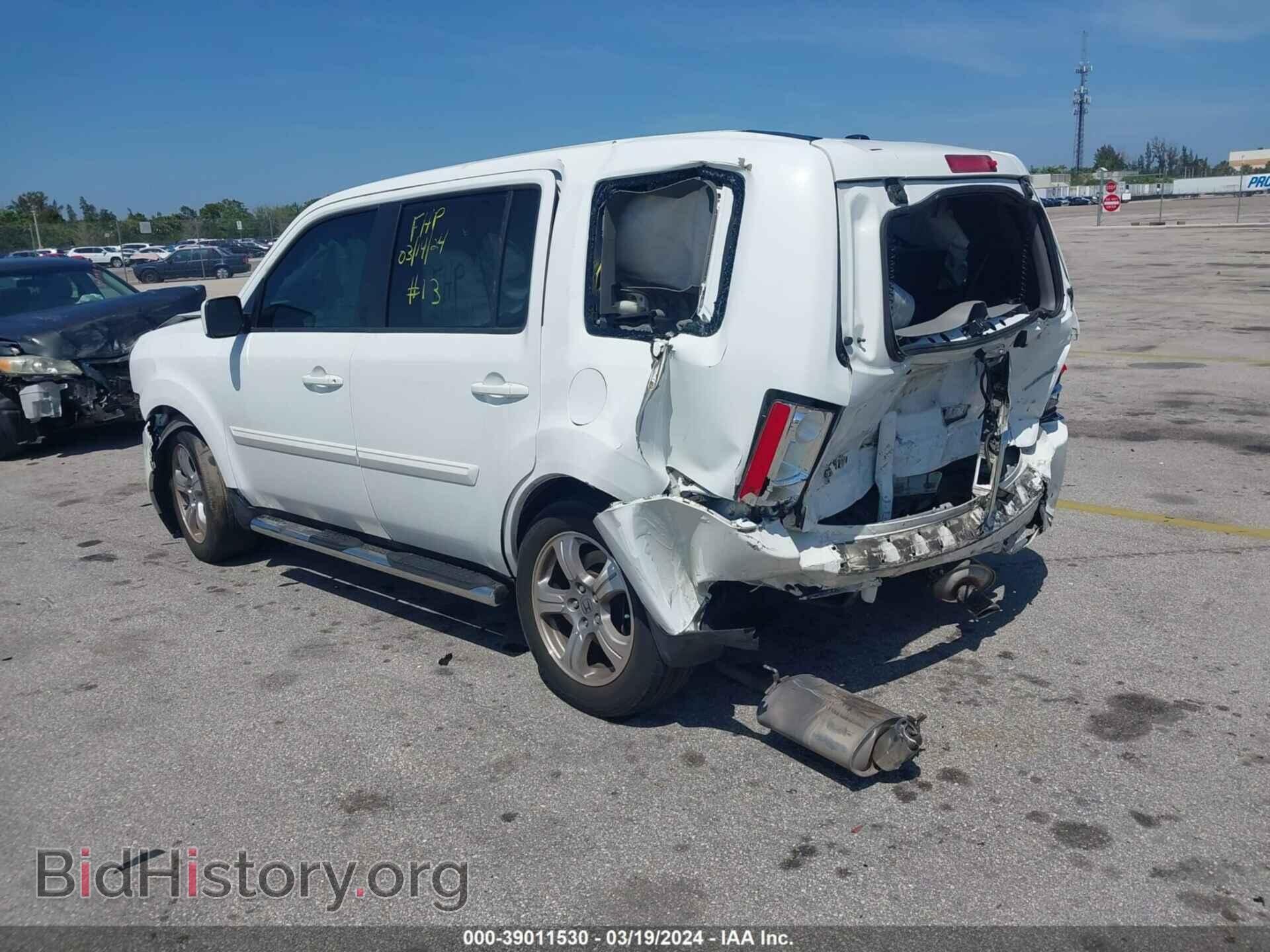 2013 HONDA PILOT - VIN: 5FNYF3H55DB020481 - Фото 3