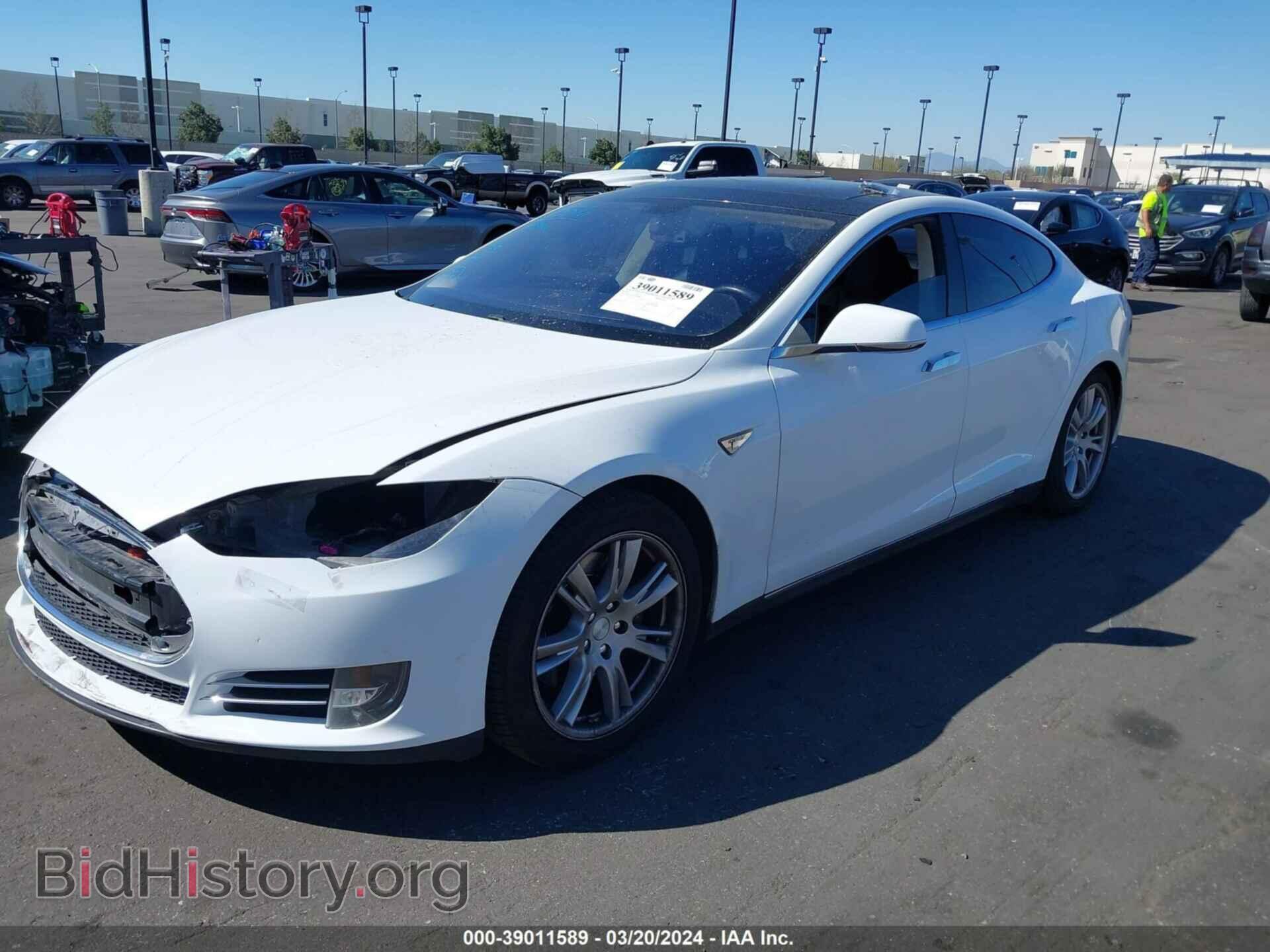 2013 TESLA MODEL S - VIN: 5YJSA1CG1DFP04008 - Photo 2